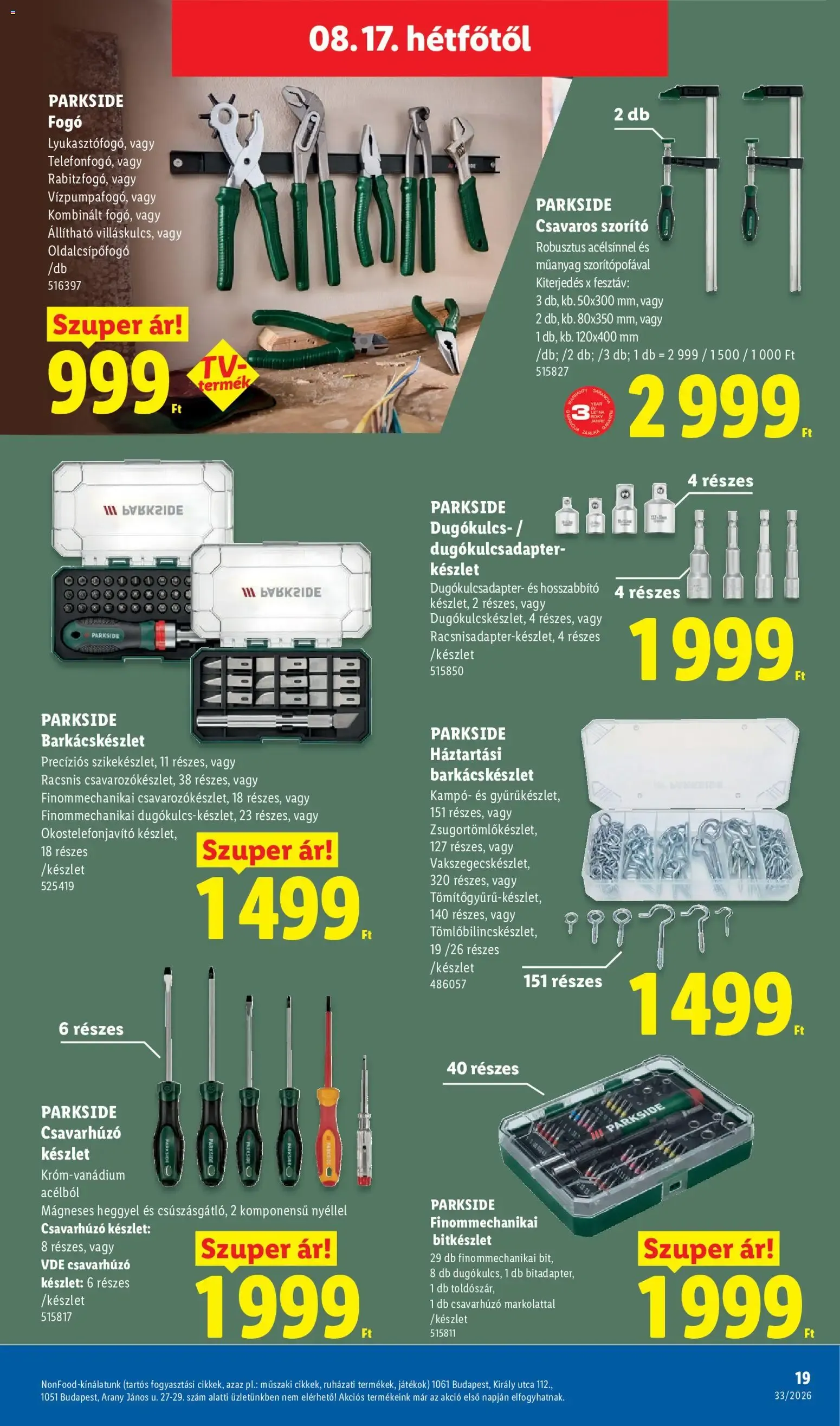 Katalógus Lidl SilverCrest 2 az 1-ben akkus porszívó augusztus 13.-tól augusztus 18.-ig 2026. - Oldal 19