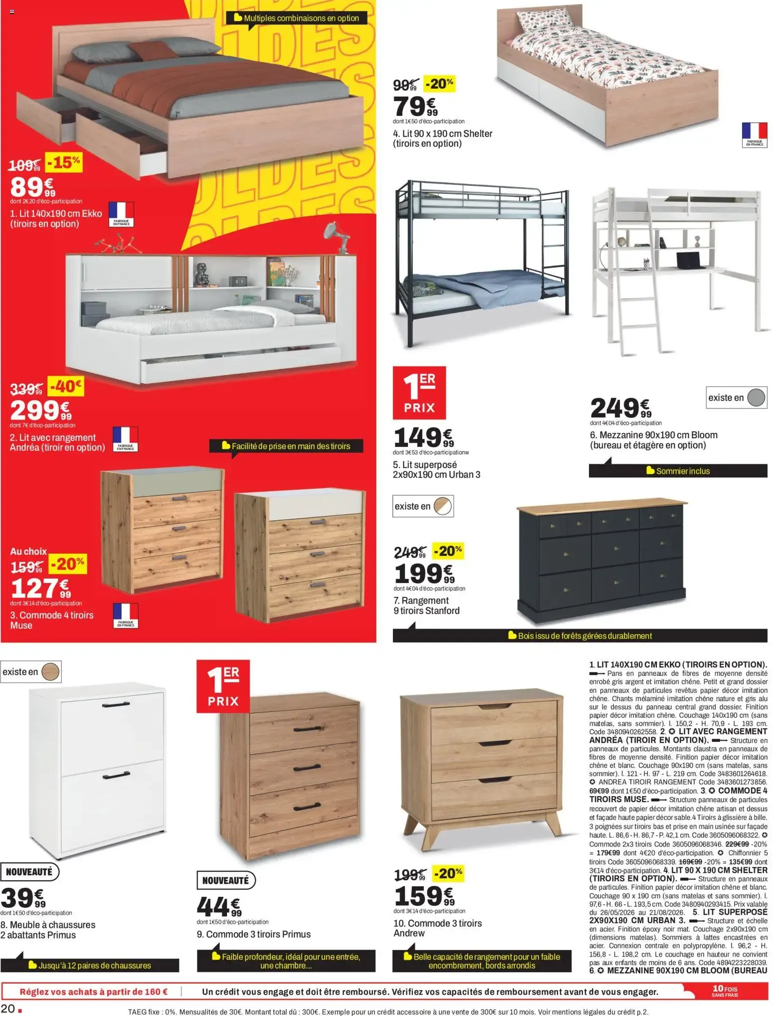 BUT Soldes du 23 juin au 27 juillet 2026 - Catalogue page 20