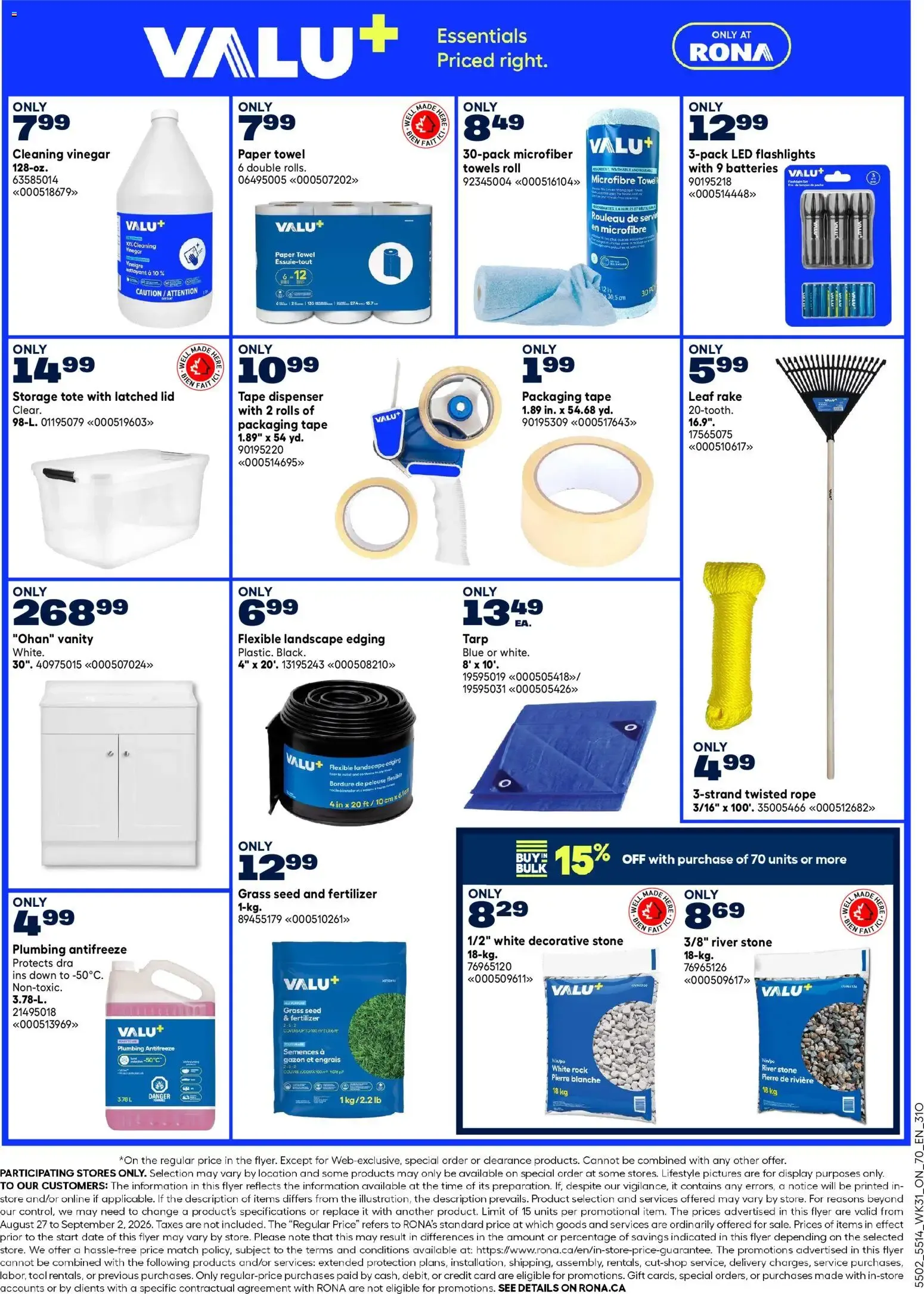 15% off regular-priced items with a $100 purchase from August 28 to August 30 2026 - flyer page 6