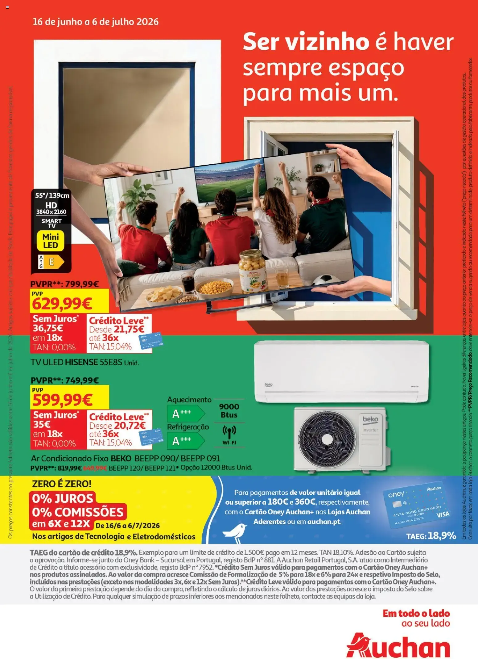 Folheto Auchan - Tecno Mundial » de 16/06/2026 - 06/07/2026 de 16 de junho até 6 de julho 2026 - Pagina 1