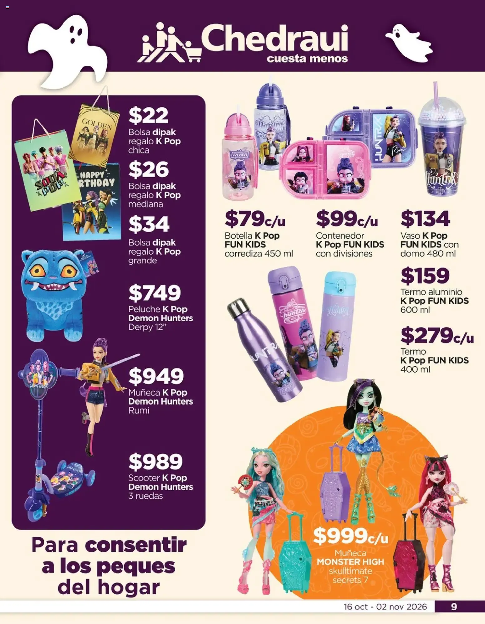 Catálogo de Chedraui folleto Celebra la tradición (16/10/2026 - 02/11/2026) - catálogo en línea 16 de octubre al 2 de noviembre 2026 - Pagina 9