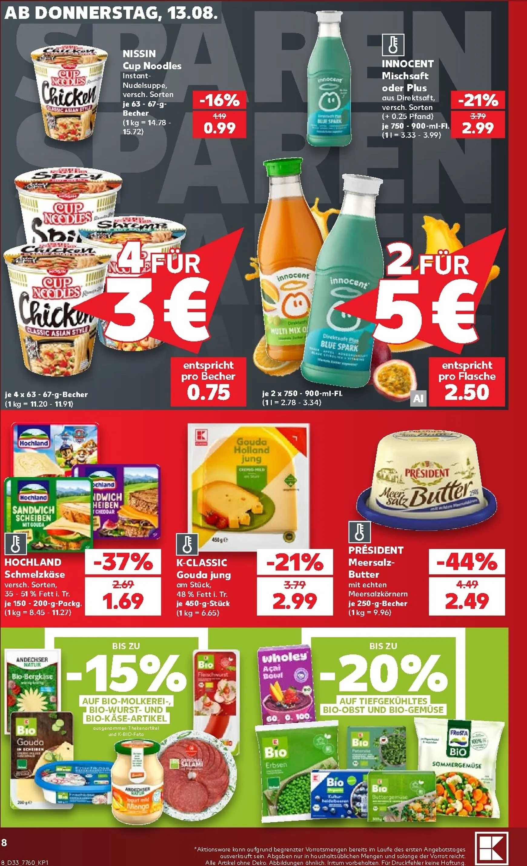 Neuer Kaufland Prospekt – von Donnerstag 13.08.2026 bis Mittwoch 19.08.2026 von 13. August bis 19. August 2026 - Prospekt seite 8
