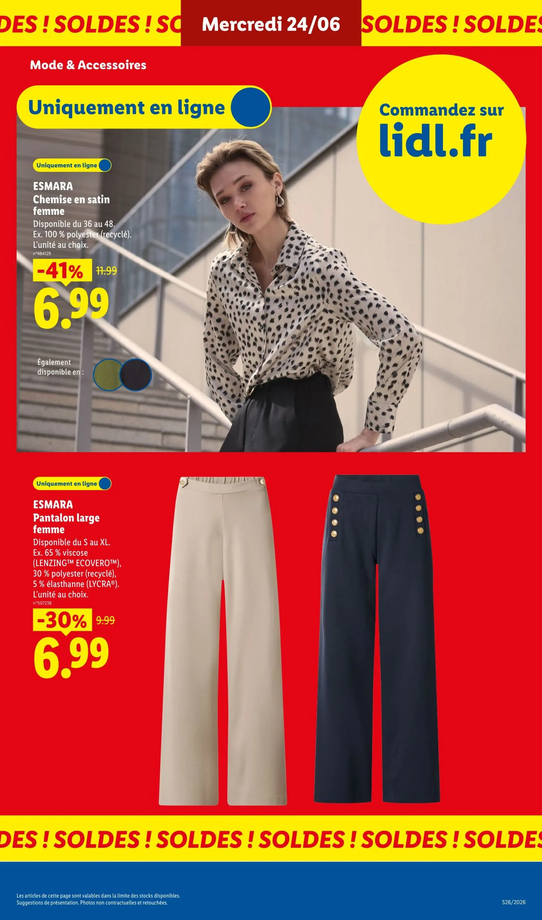 Current Lidl - Exclus Web leaflet valid from du lundi 22/06/2026 to de jeudi 25/06/2026 du 22 juin au 25 juin 2026 - Catalogue page 15
