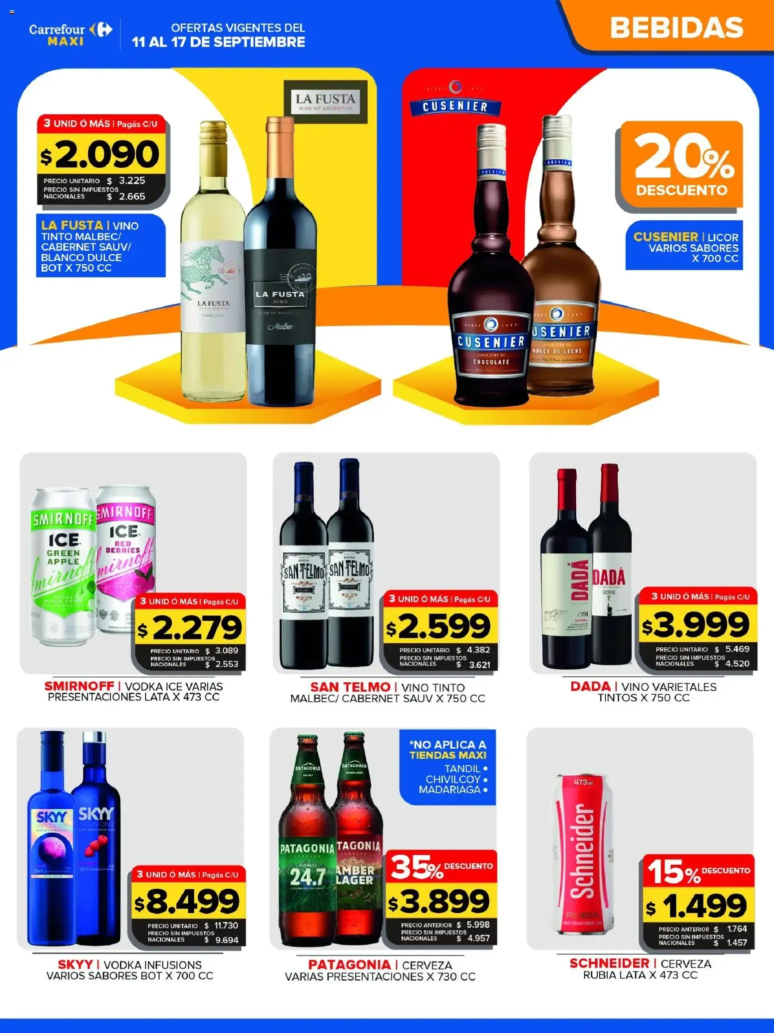 Ofertas de Carrefour Maxi catálogo del 11/09/2026 - 17/09/2026 11 de septiembre al 17 de septiembre 2026 - Página 3 del catálogo