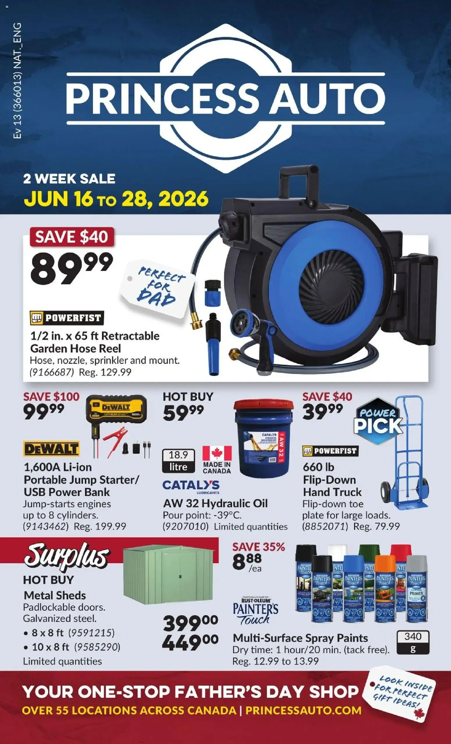 Princess Auto weekly flyer - 2 Week Sale! from Jun 16, 2026 > weekly specials & deals