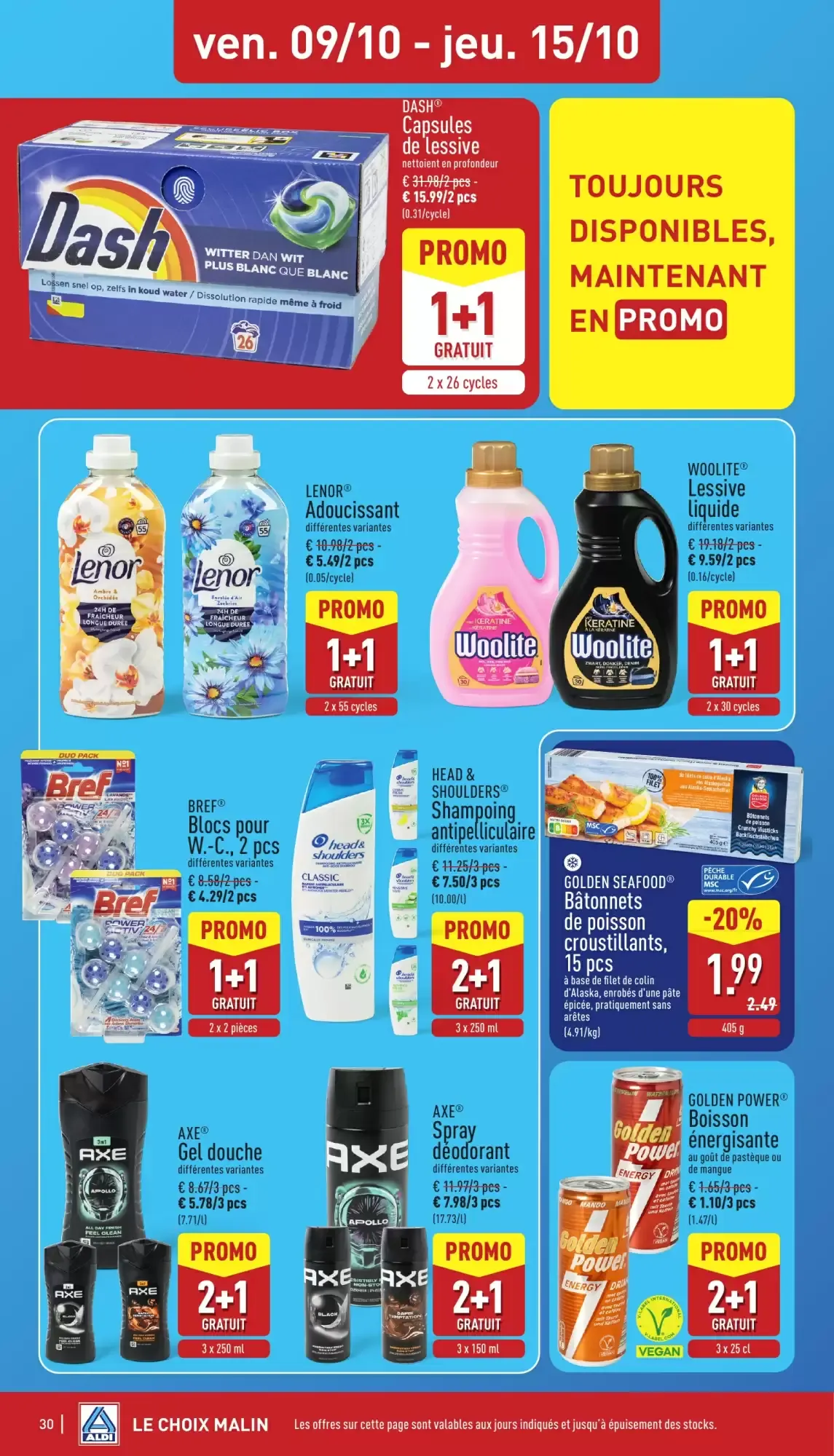 ALDI Dépliant du lun. 05/10 au sam. 10/10 inclus van 5 oktober tot 10 oktober 2026 - folder pagina 30