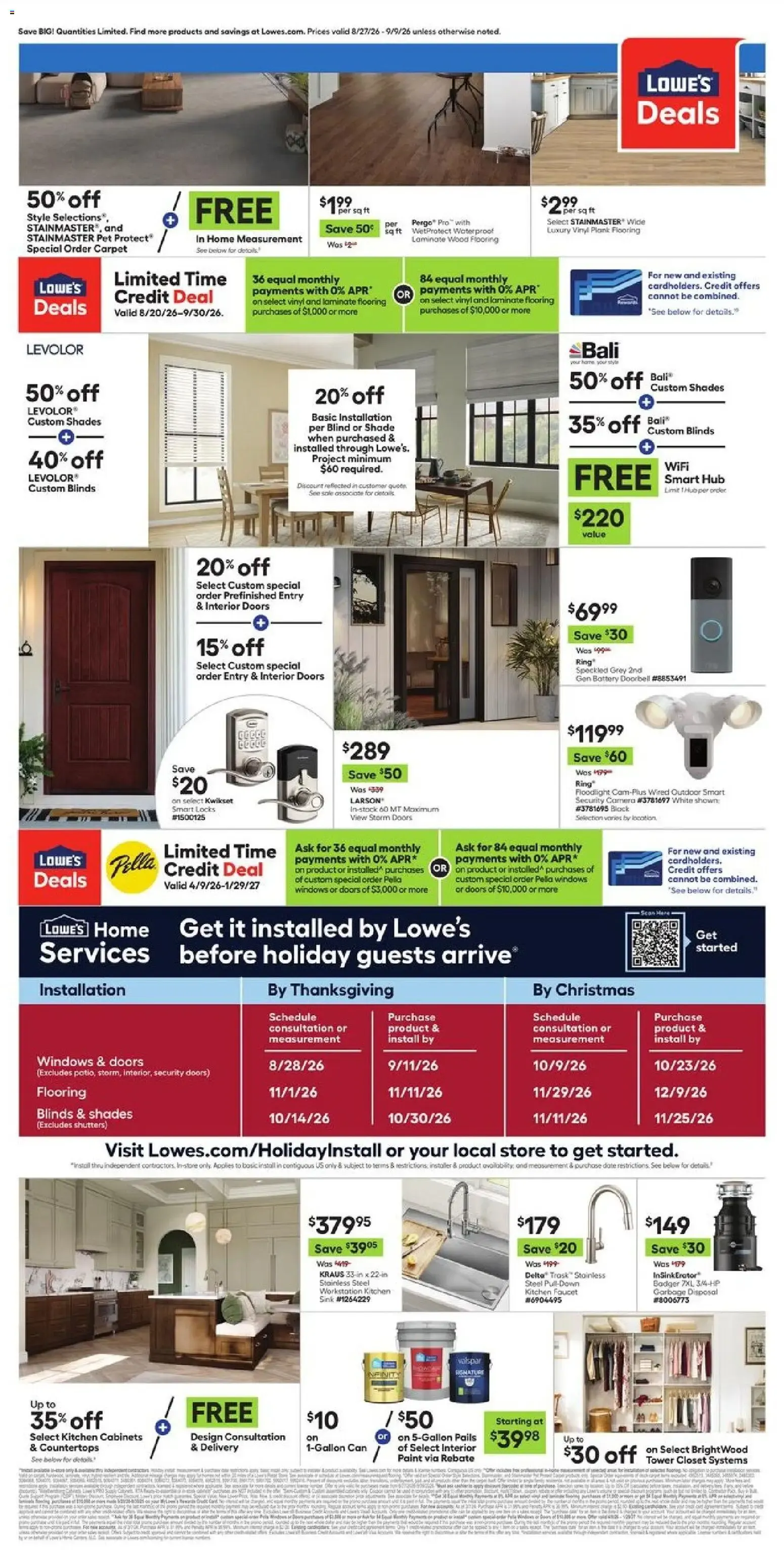 Weekly promotion Lowe's Weekly Ad (08/27 - 09/09 2026) - Flyer spanning from August 27 to September 9 2026 - Page 5 for Catalogue 365