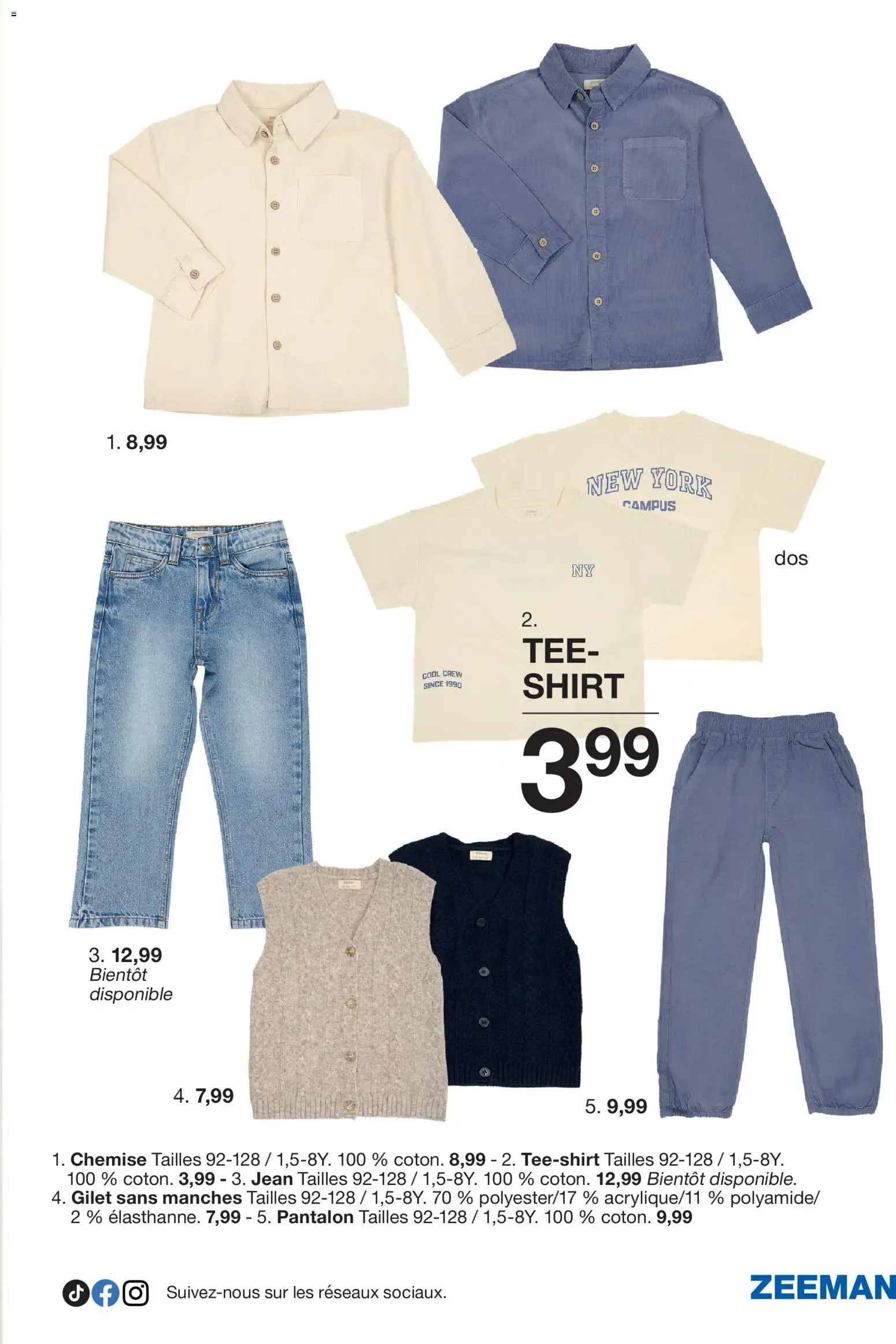 La rentrée avec notre nouvelle collection enfant. du 8 août au 21 août 2026 - Catalogue page 7