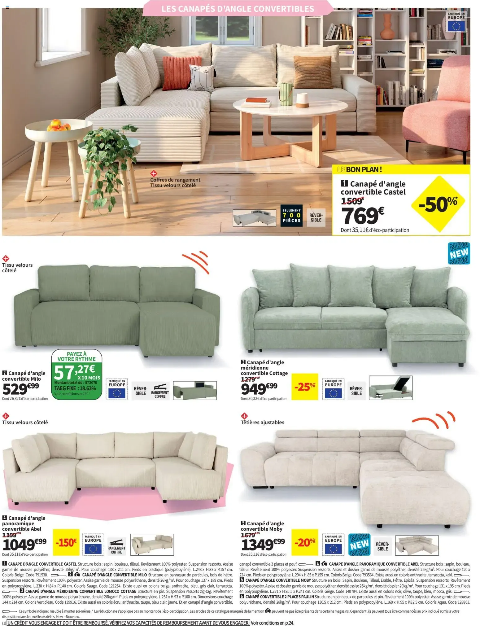 Conforama Rentrée à prix cassés à partir du 04/08/2026 - promo en ligne du 4 août au 24 août 2026 - Catalogue page 10
