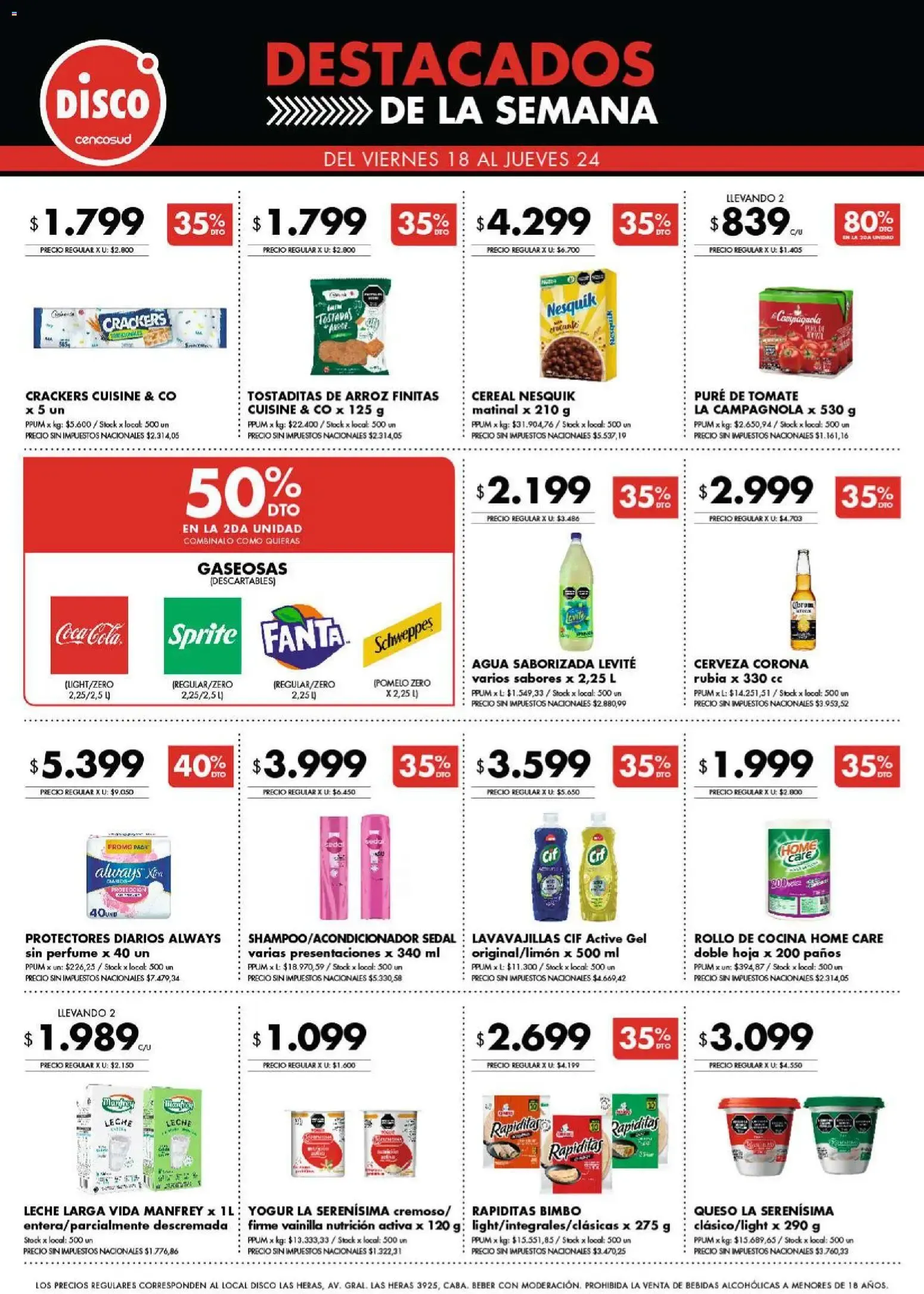 Ofertas de Destacados de la Semana 18 de septiembre al 24 de septiembre 2026 - Página 1 del catálogo