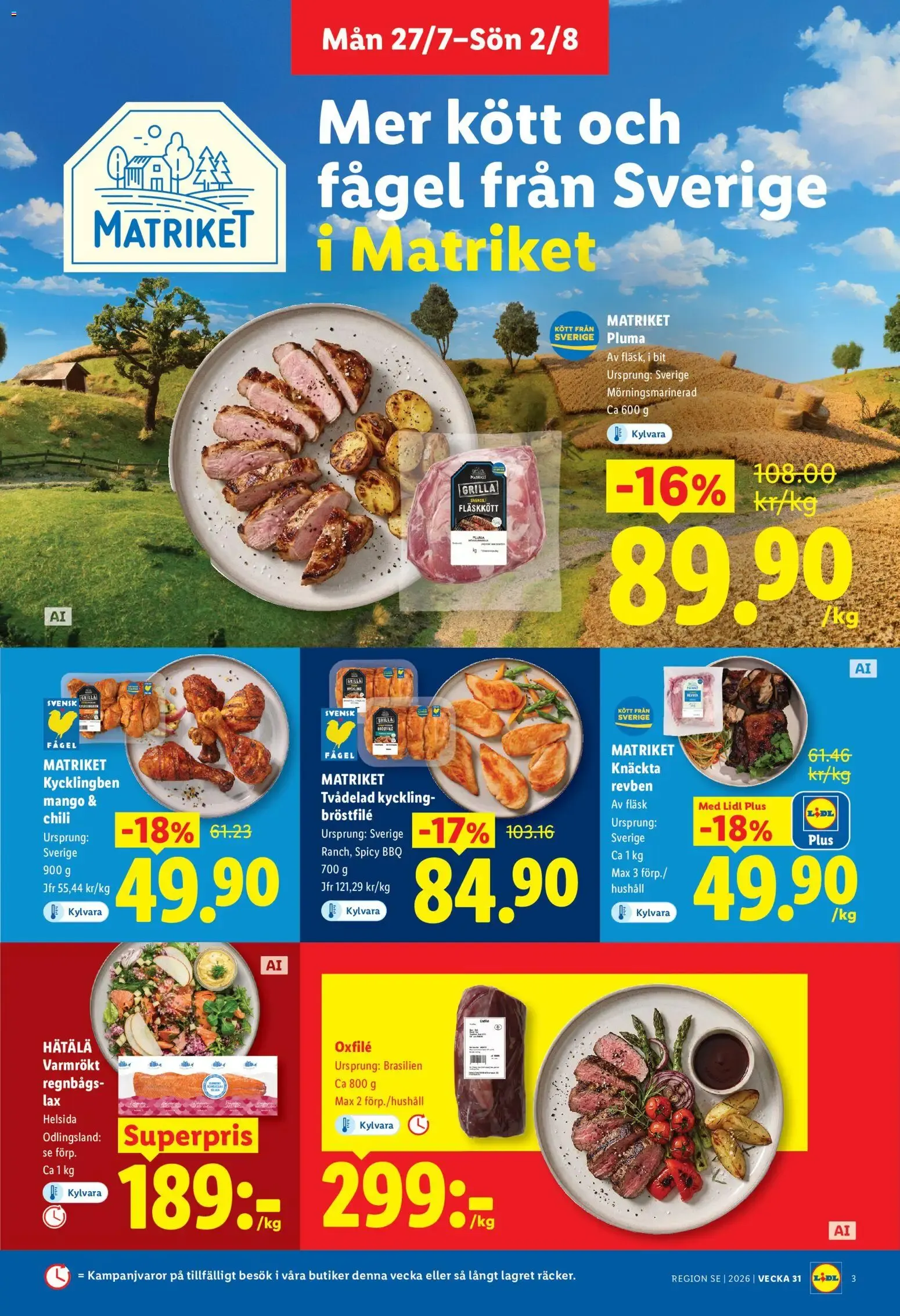 Lidl erbjudanden från 27/07/2026 - 02/08/2026 > Reklamblad nuvarande rabatter från 27 juli till 2 augusti 2026 - Reklamblad sidor 3