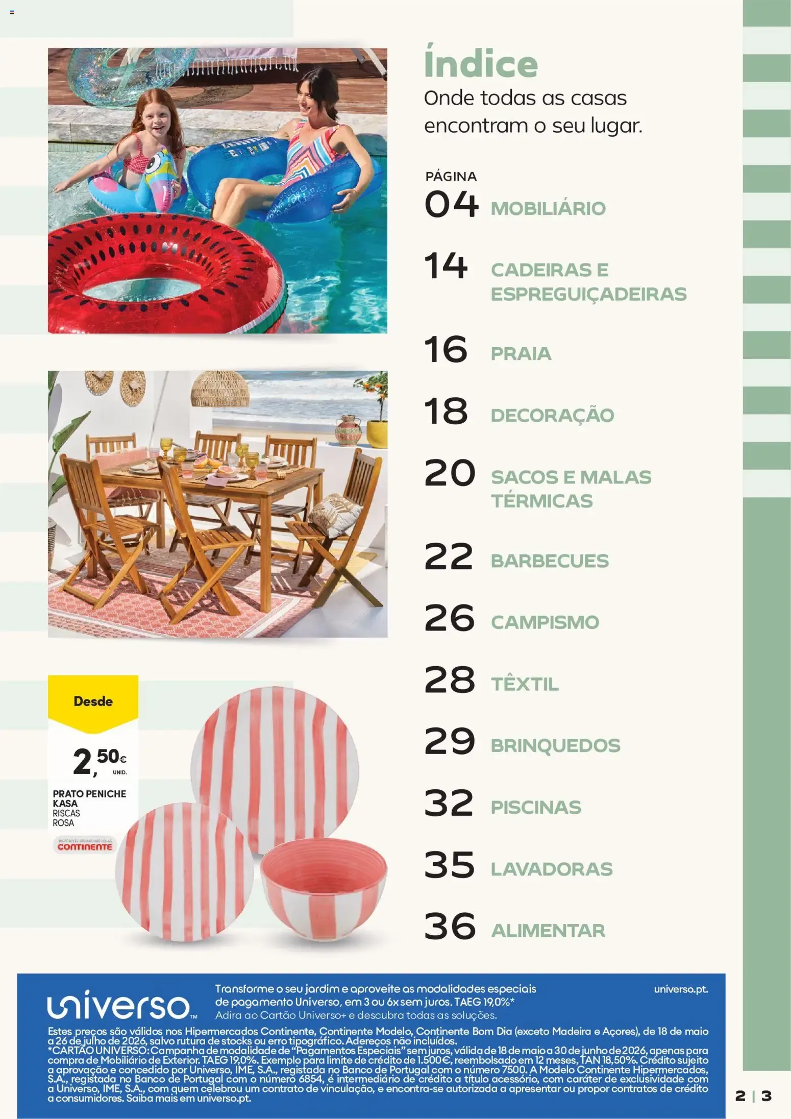 Folheto Continente Verão A casa de toda a gente » de 19/05/2026 - 21/06/2026 de 19 de maio até 21 de junho 2026 - Pagina 3