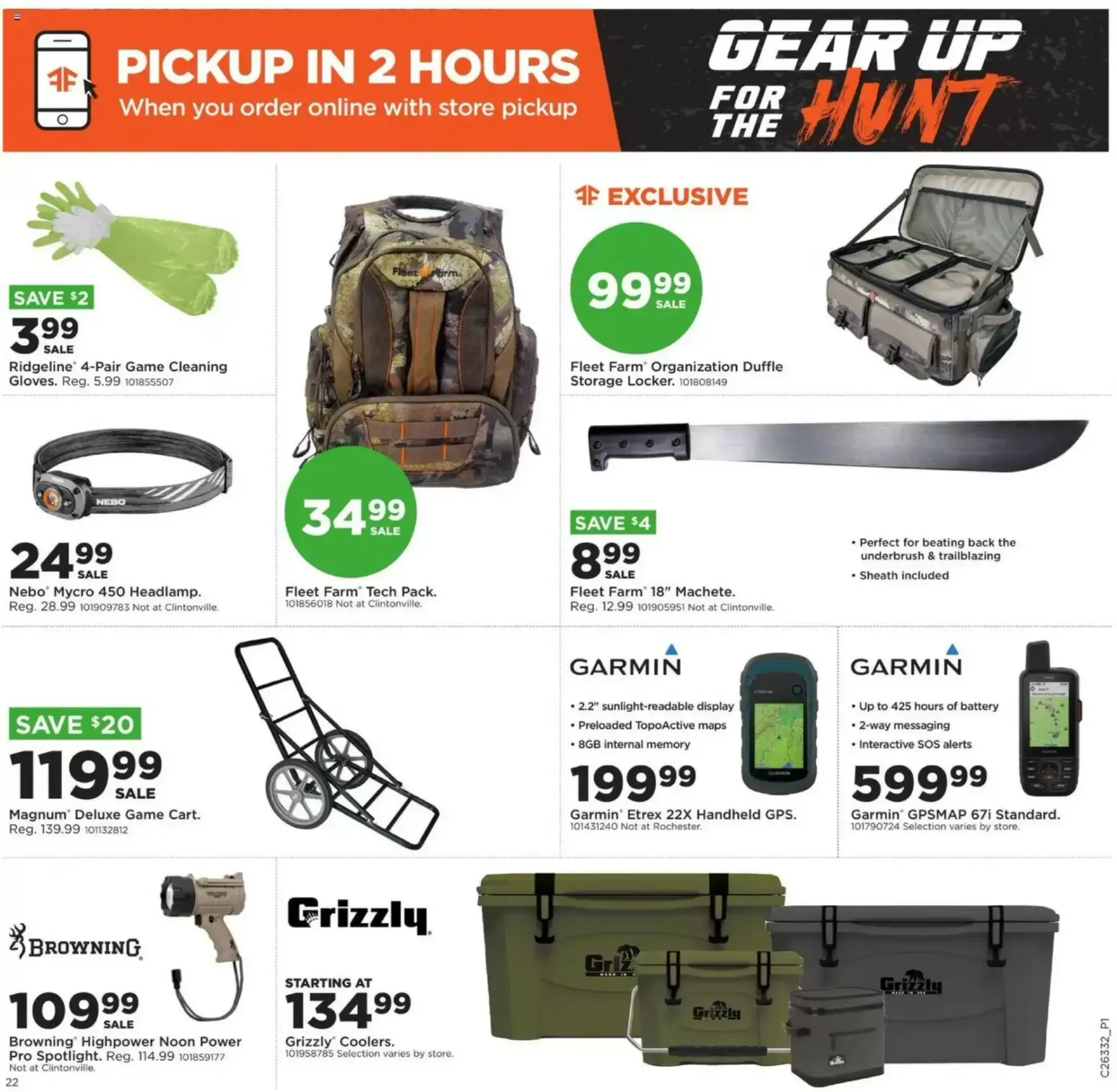 Weekly ad Fleet Farm - Gear Up For The Hunt from August 10 to August 23 2026 - Page 22