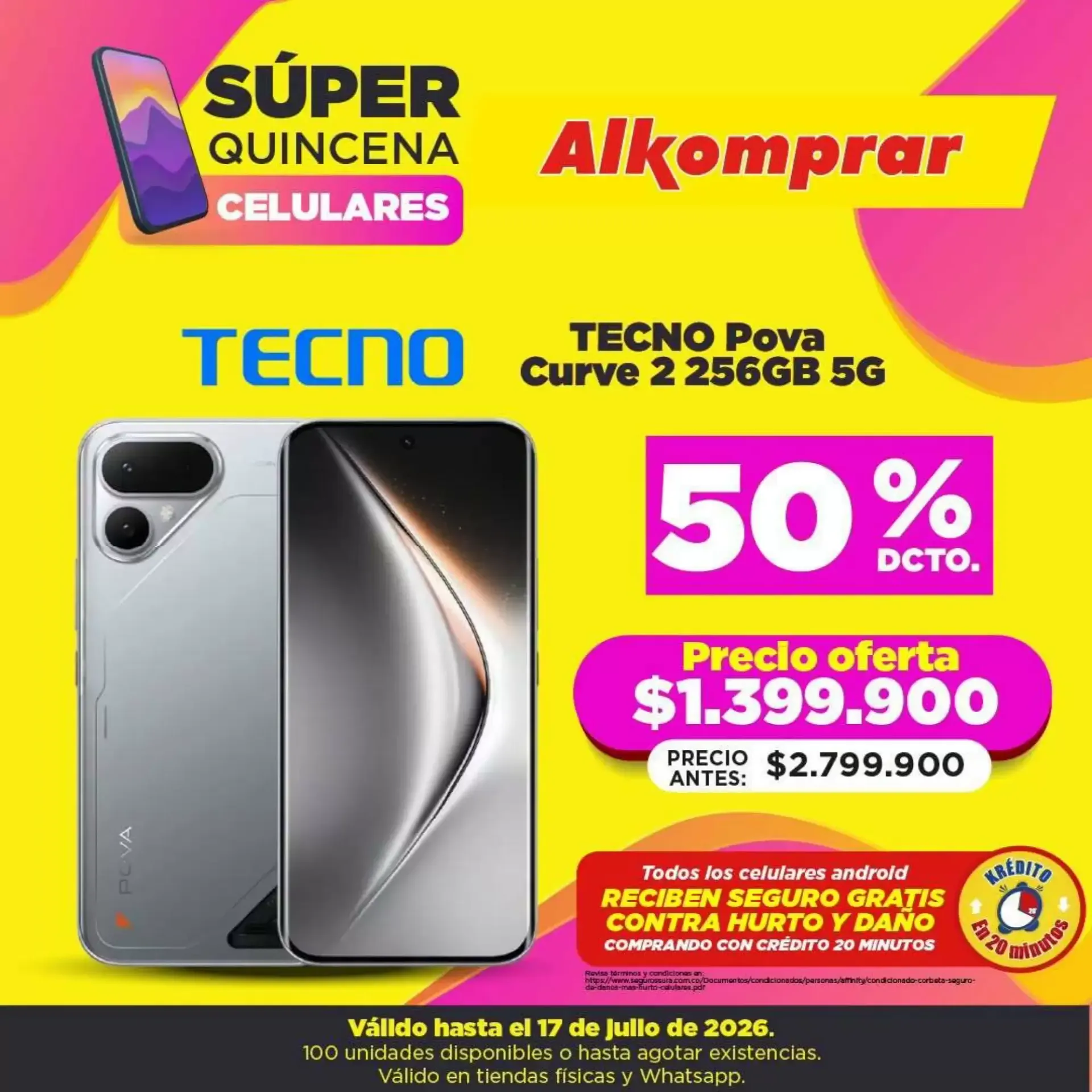 Catalogo de Súper Quincena Celulares 15 de julio al 17 de julio 2026 - Pag 1