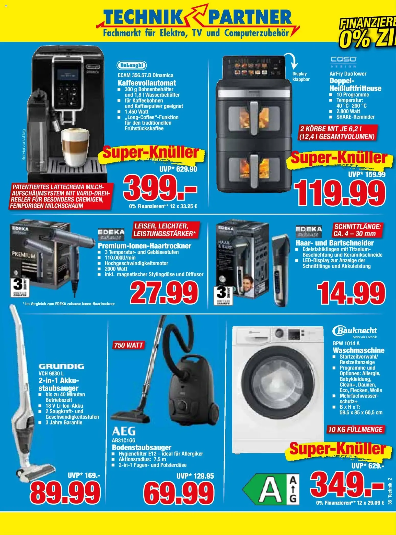 Technik Partner Fachmarkt für Elektro, TV und Computerzubehör von 31. August bis 5. September 2026 - Prospekt seite 2