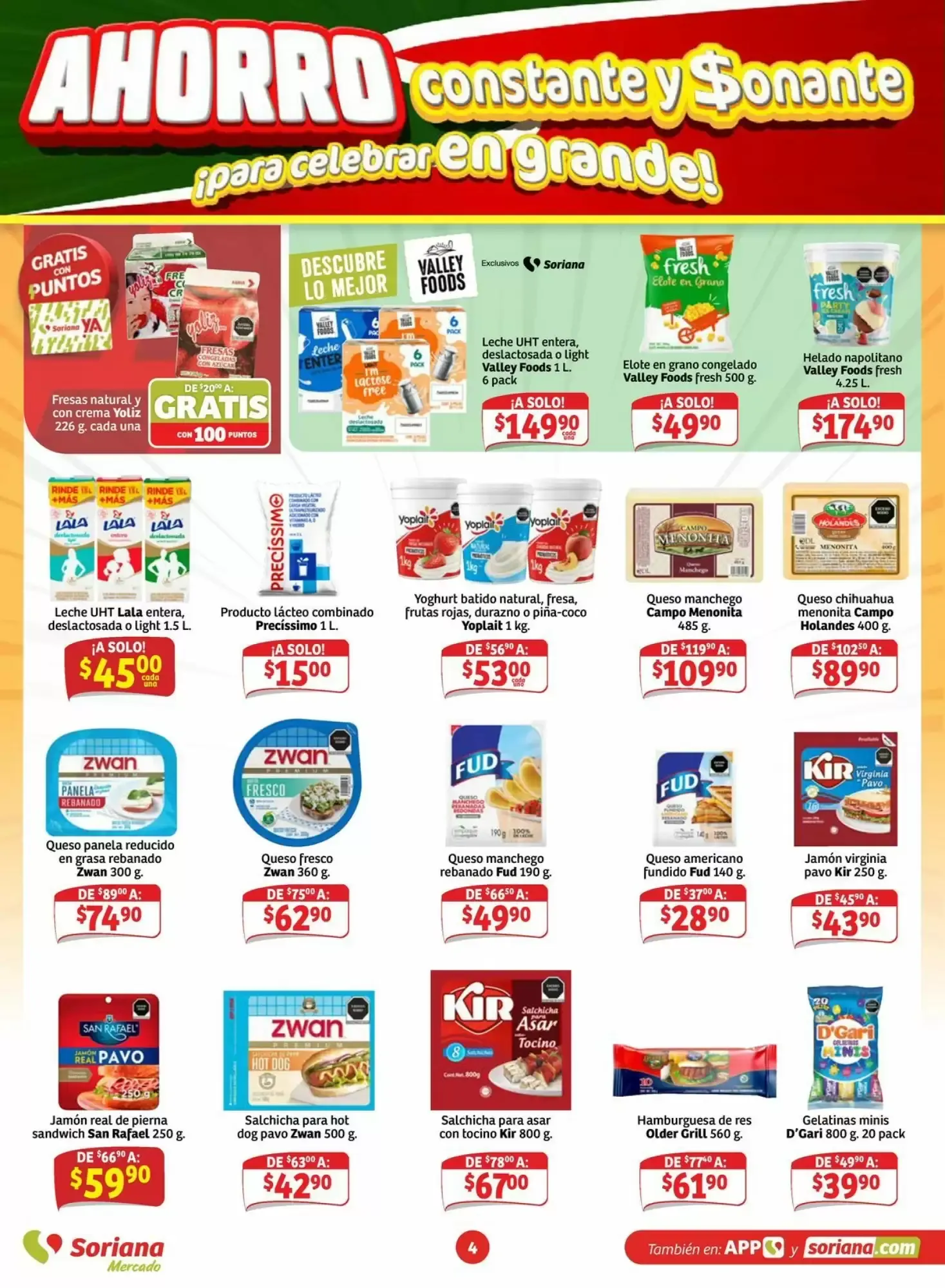 Catálogo de Folleto Soriana Mercado semana 38 18 de septiembre al 24 de septiembre 2026 - Pagina 4
