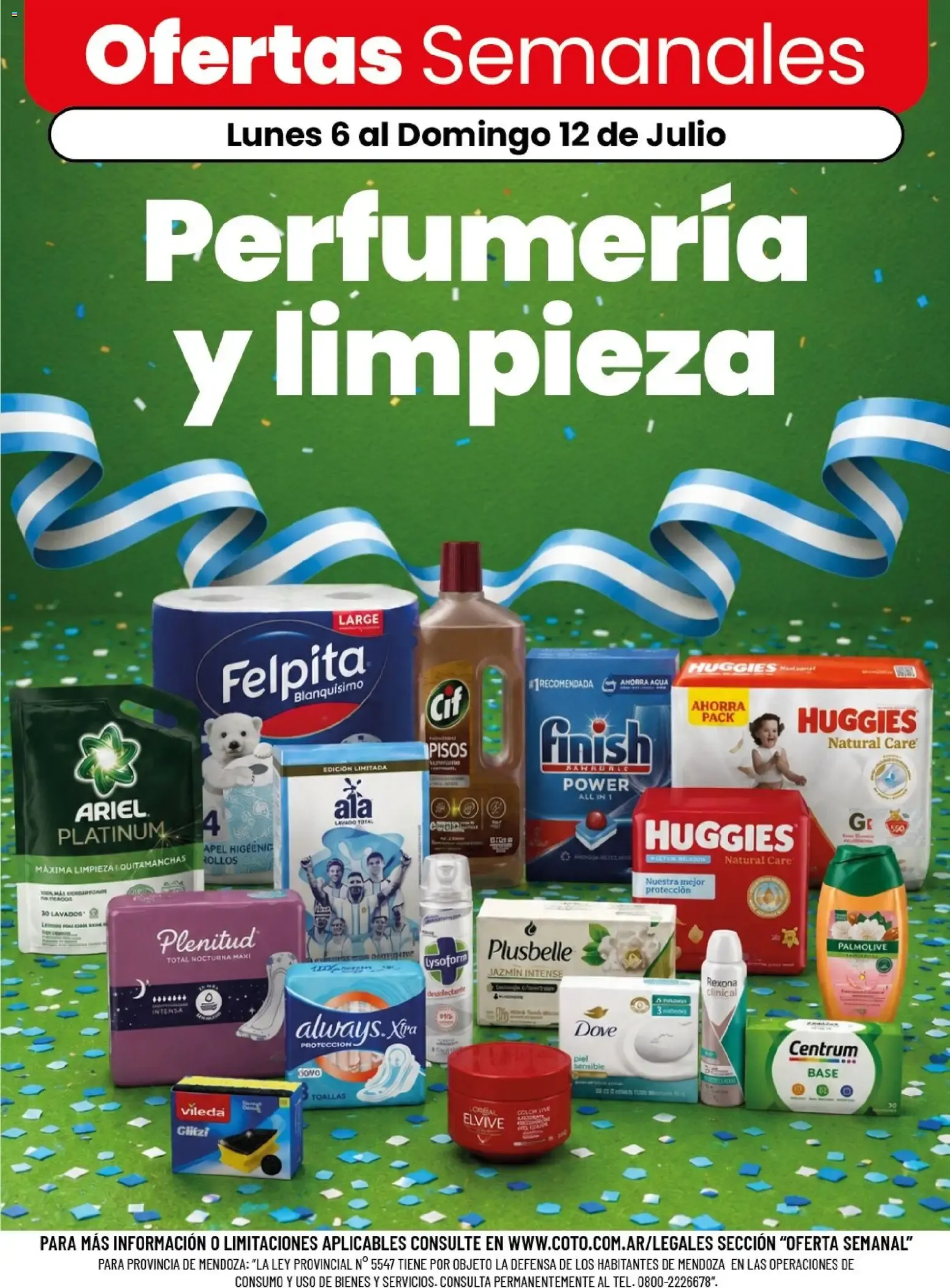 Ofertas de Coto - Perfumería y limpieza || del 06/07/2026 - 12/07/2026 || Descuentos 6 de julio al 12 de julio 2026 - Página 1 del catálogo
