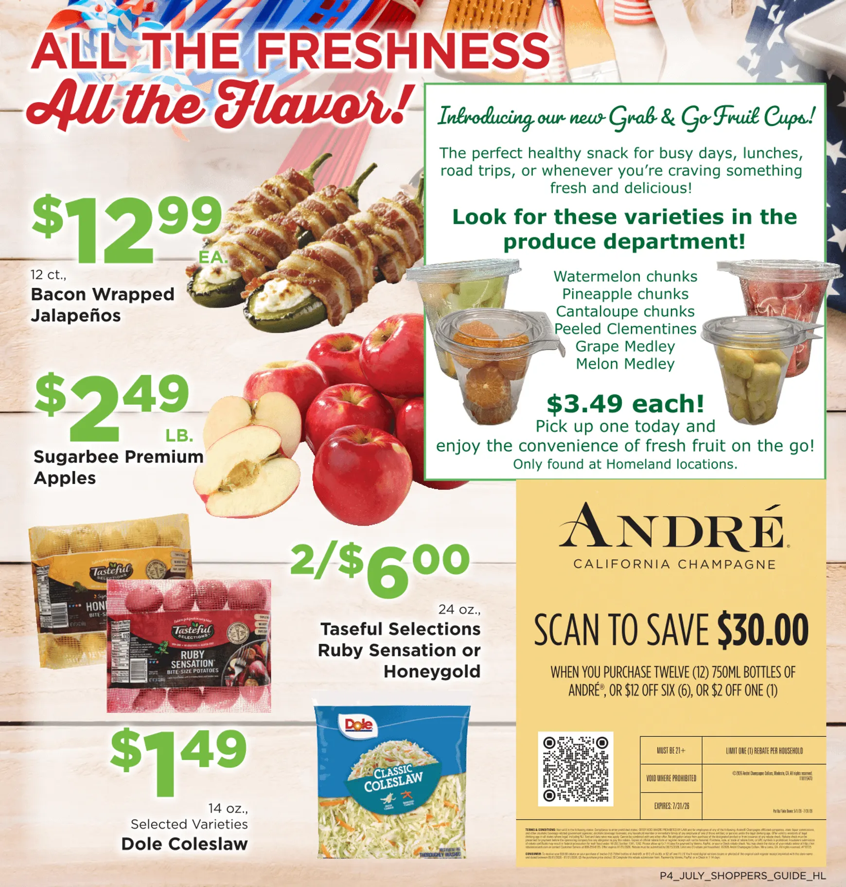 Weekly ad Current Homeland Stores - Bring Savings Home leaflet valid from Wednesday 07/01/2026 to Friday 07/31/2026 from July 1 to July 31 2026 - Page 4