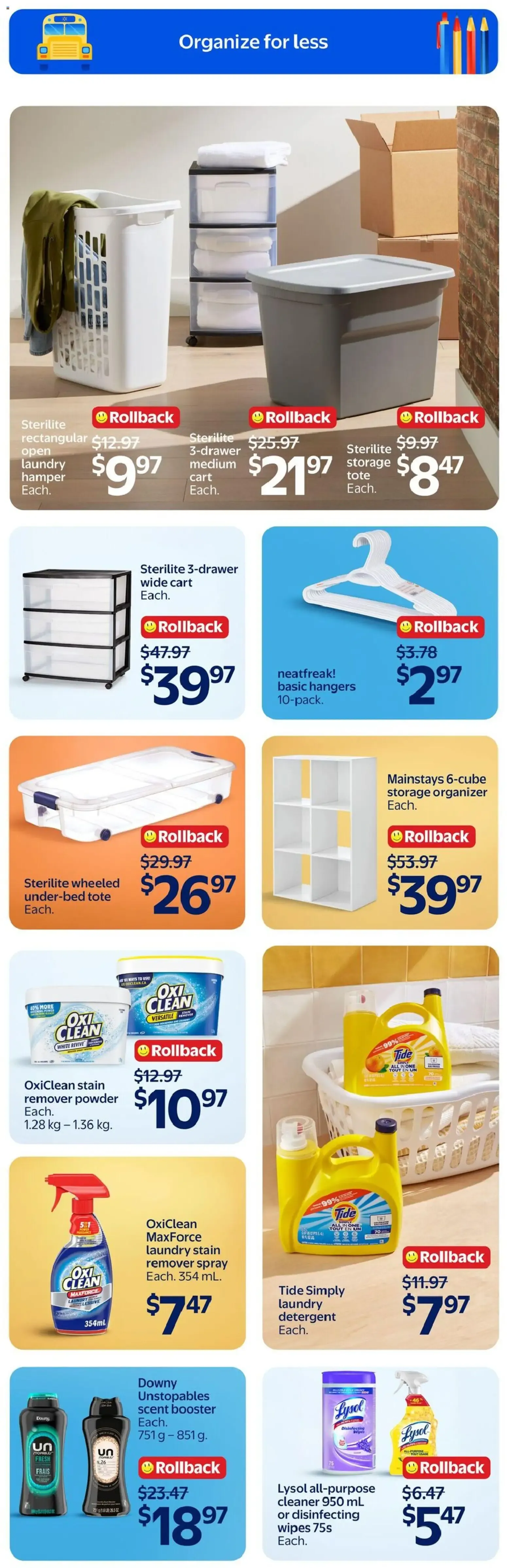 Walmart flyer - Back to school from Aug 20, 2026 > weekly specials & deals from August 20 to August 26 2026 - flyer page 16