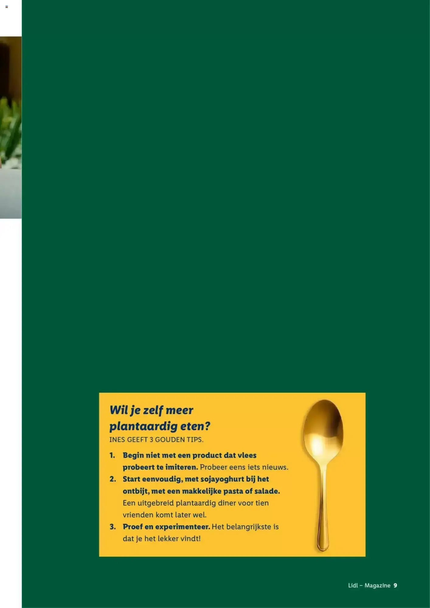 Lidl duurzaamheidsmagazine van 25 mei tot 22 januari 2027 - folder pagina 9
