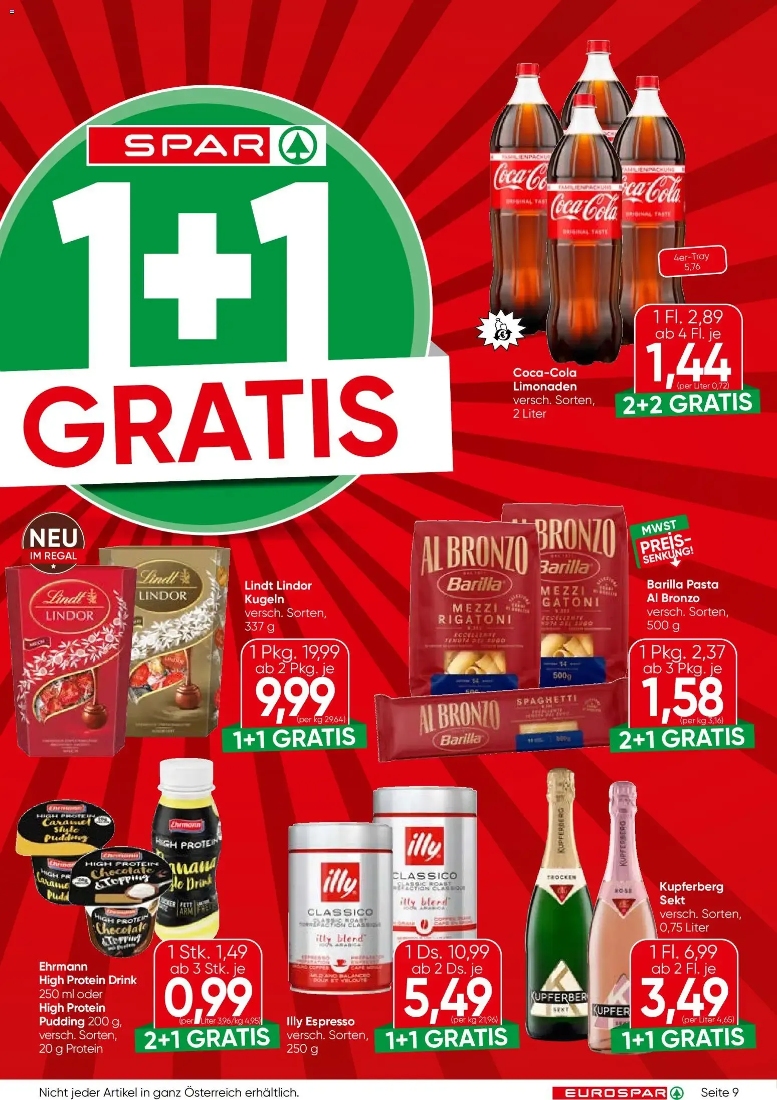 Eurospar Flugblatt von 10.09.2026 - Aktuelle Angebote von 10. September bis 23. September 2026 - Flugblätt seite  9