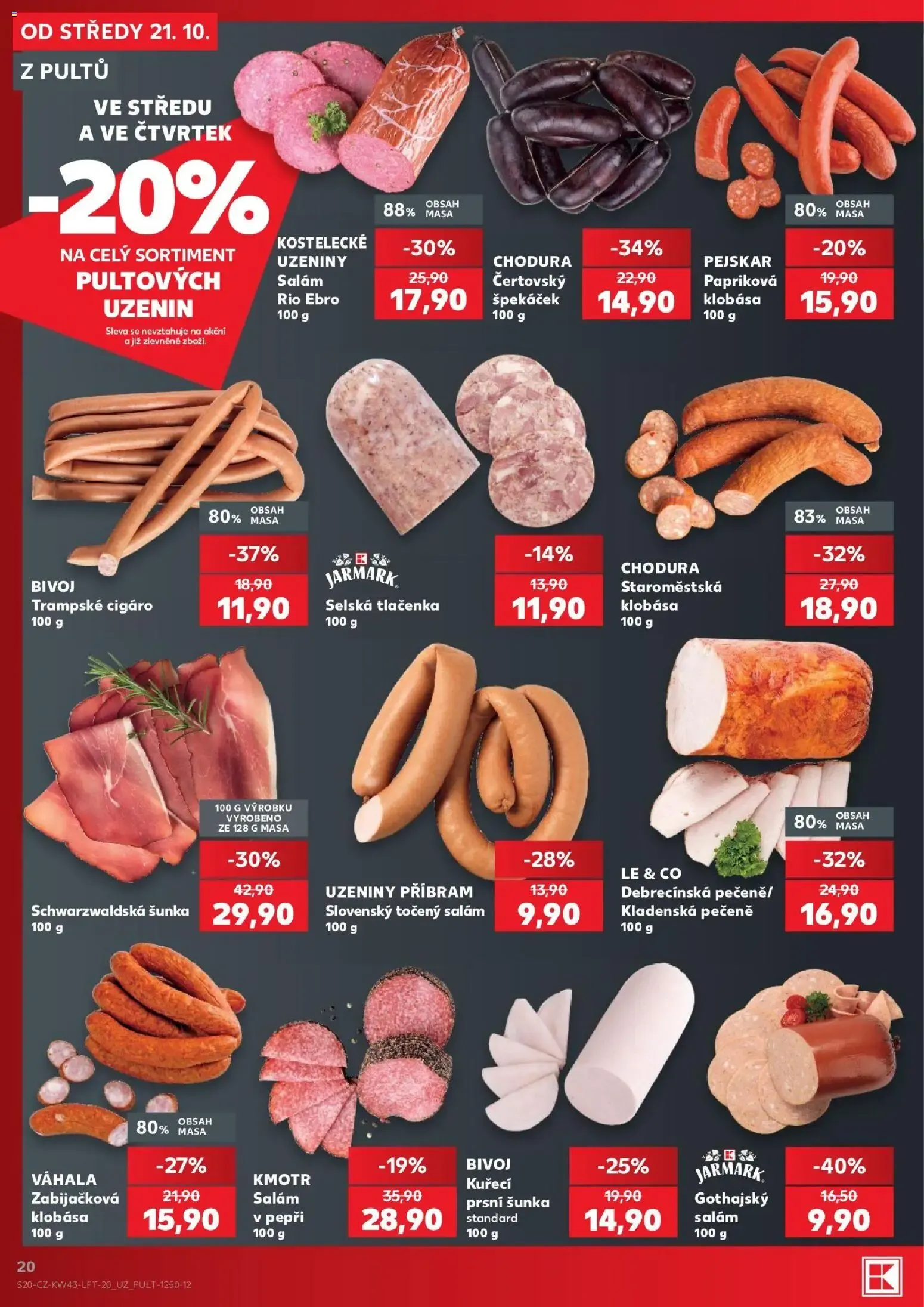 Kaufland: Platnost letáku 21.10. - 27.10.2026 - 21. října 27. října 2026 - Page 20