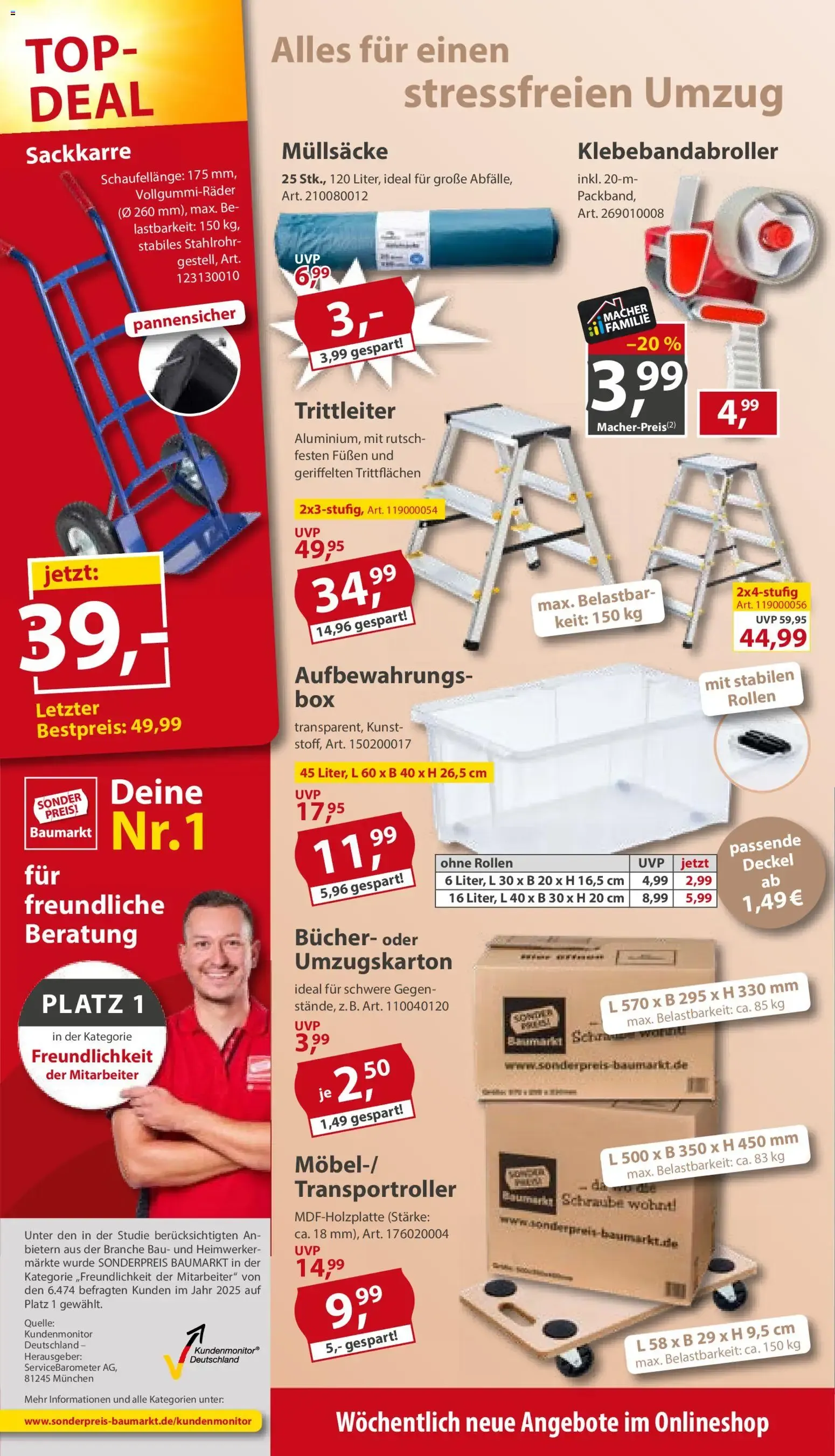 Sonderpreis Baumarkt Prospekt (ab 29.08.2026) zum Blättern von 29. August bis 4. September 2026 - Prospekt seite 14