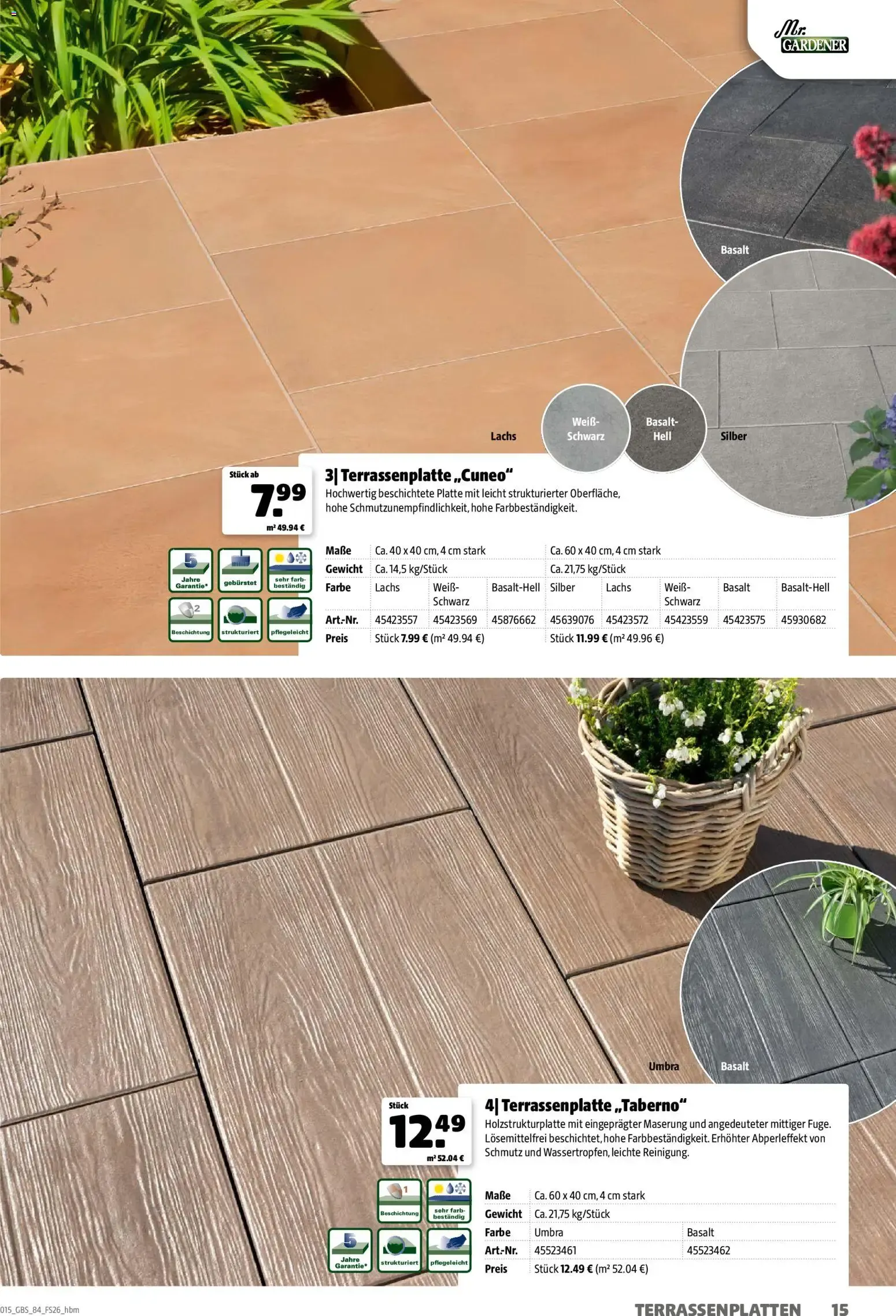Hagebau Gartenbaustoffsortiment (ab 02.03.2026) zum Blättern von 2. März bis 31. Dezember 2026 - Prospekt seite 15