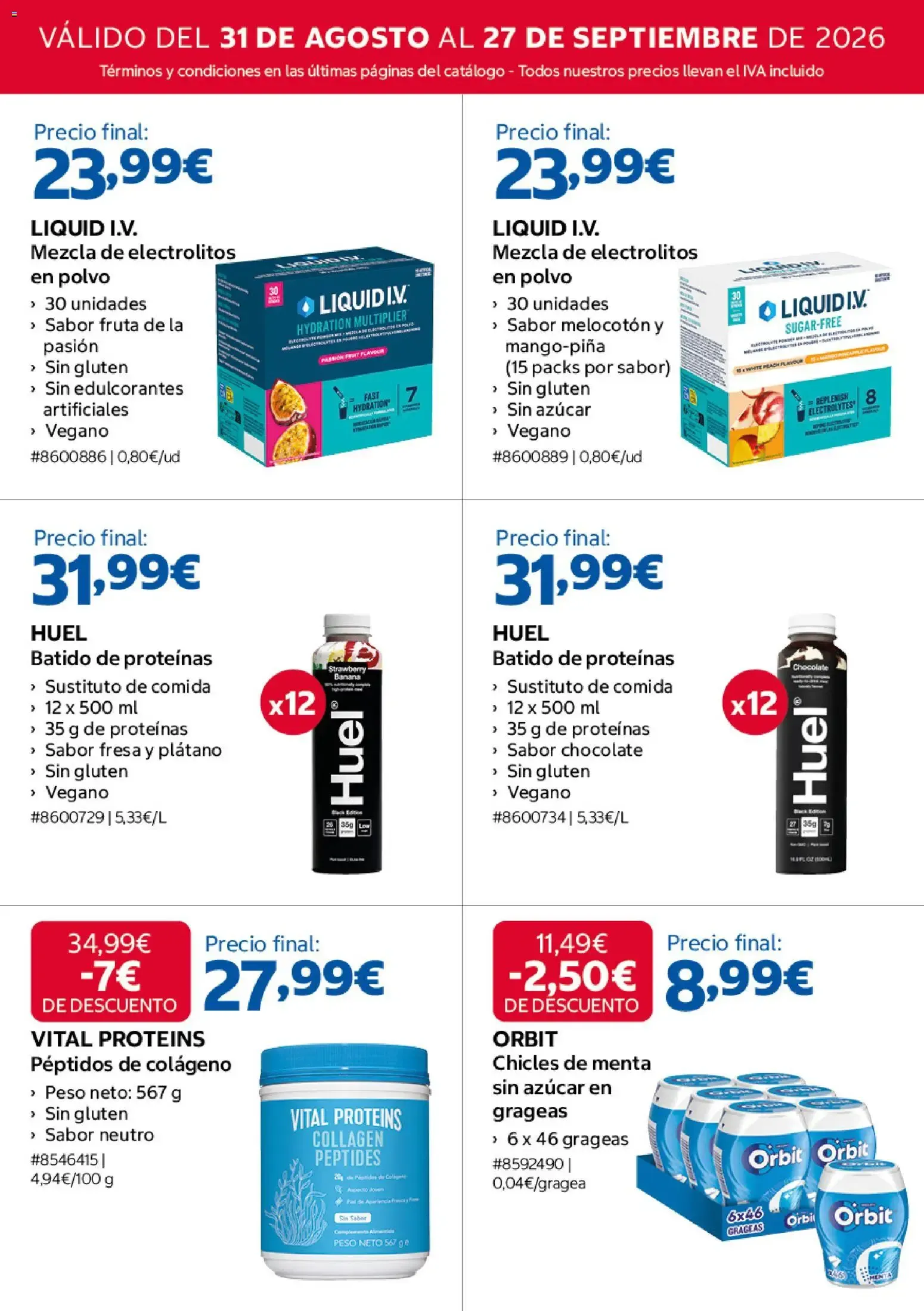 Catálogo de Costco Wholesale: Más de 1000€ en Ahorros para Socios 31 de agosto al 27 de septiembre 2026 - Página 10