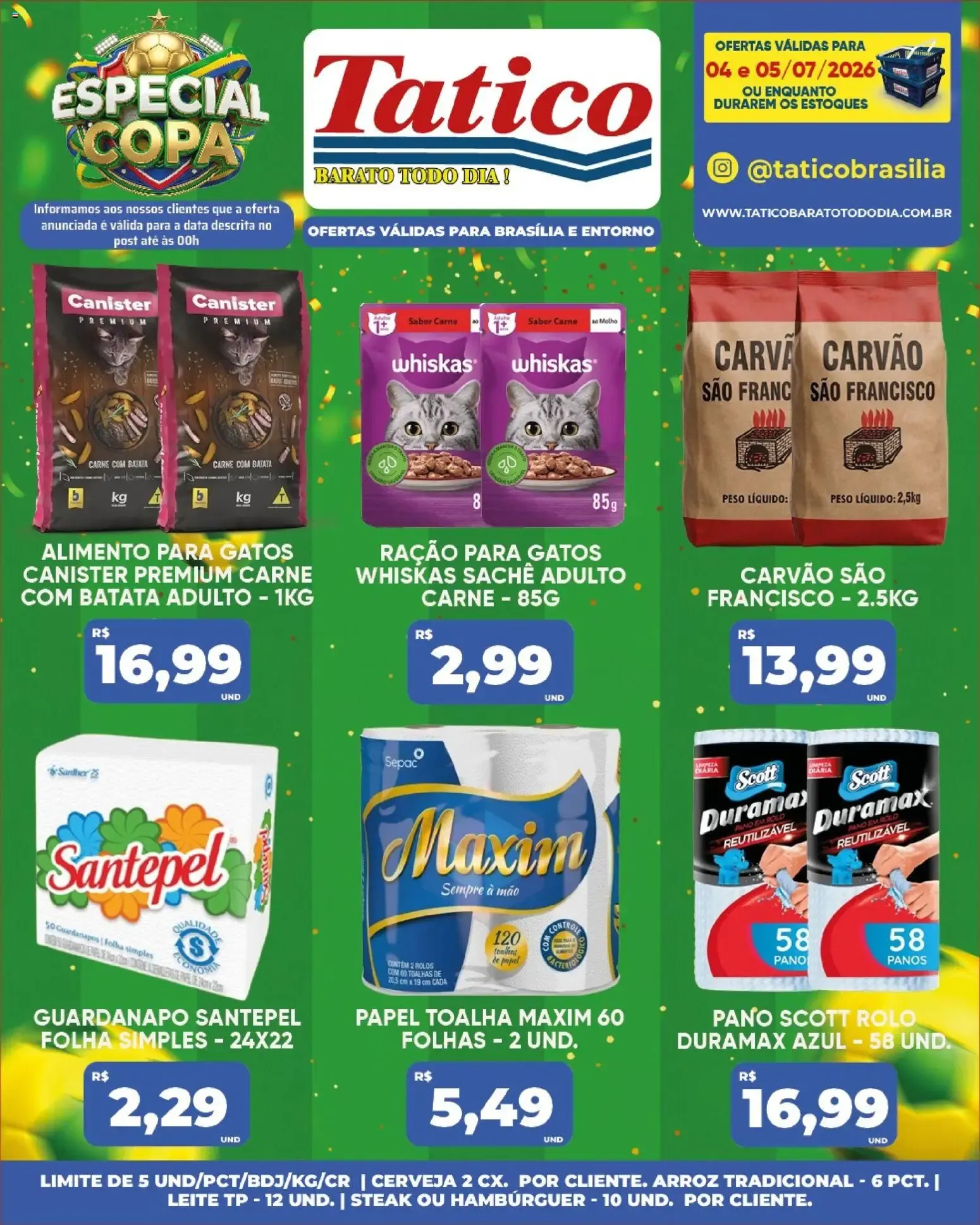 Encarte de Tatico ofertas Fim de Semana de 04/07/2026 | Promoções Online 4 de julho até 5 de julho 2026 - Pagina 29