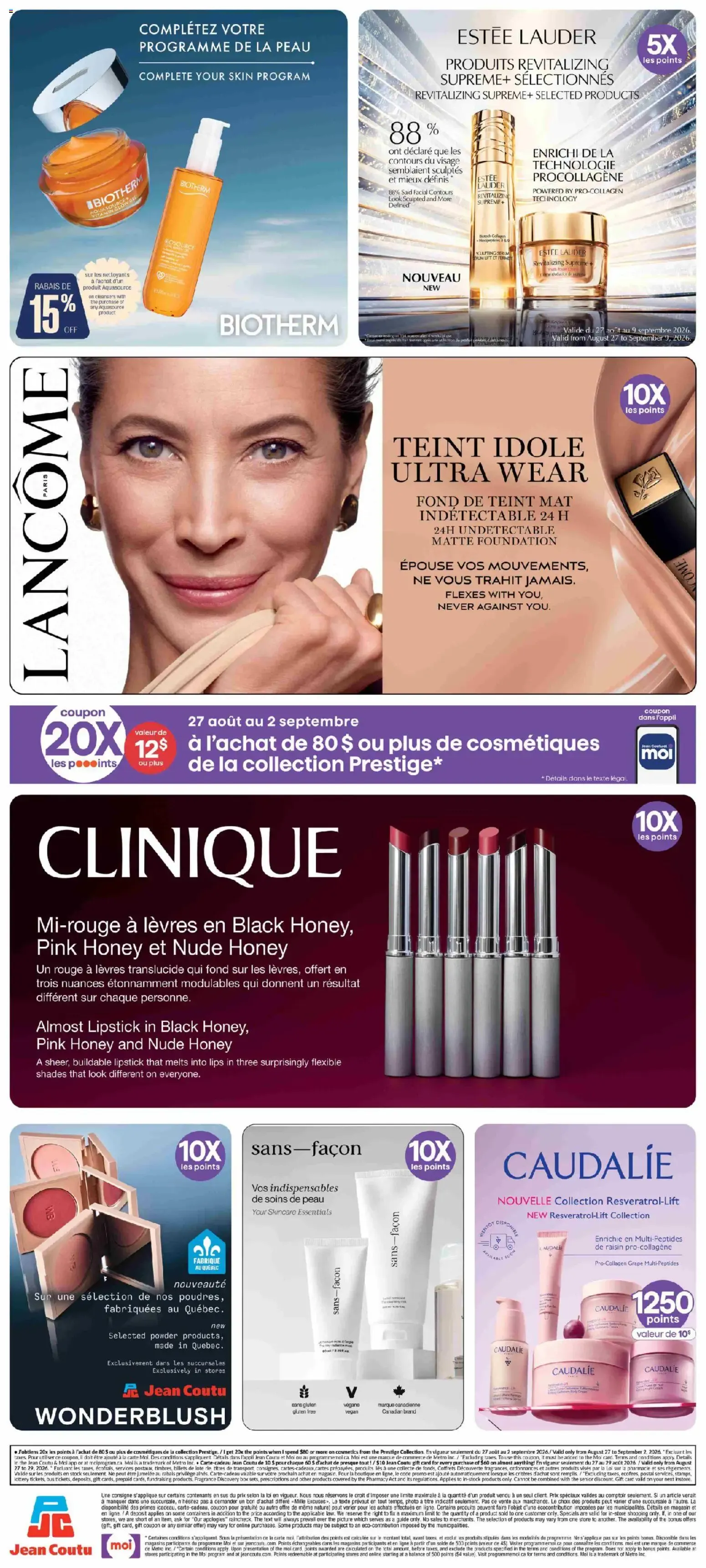 Jean Coutu - Encart Prestige from Aug 27, 2026 > weekly specials & deals from August 27 to September 9 2026 - flyer page 2