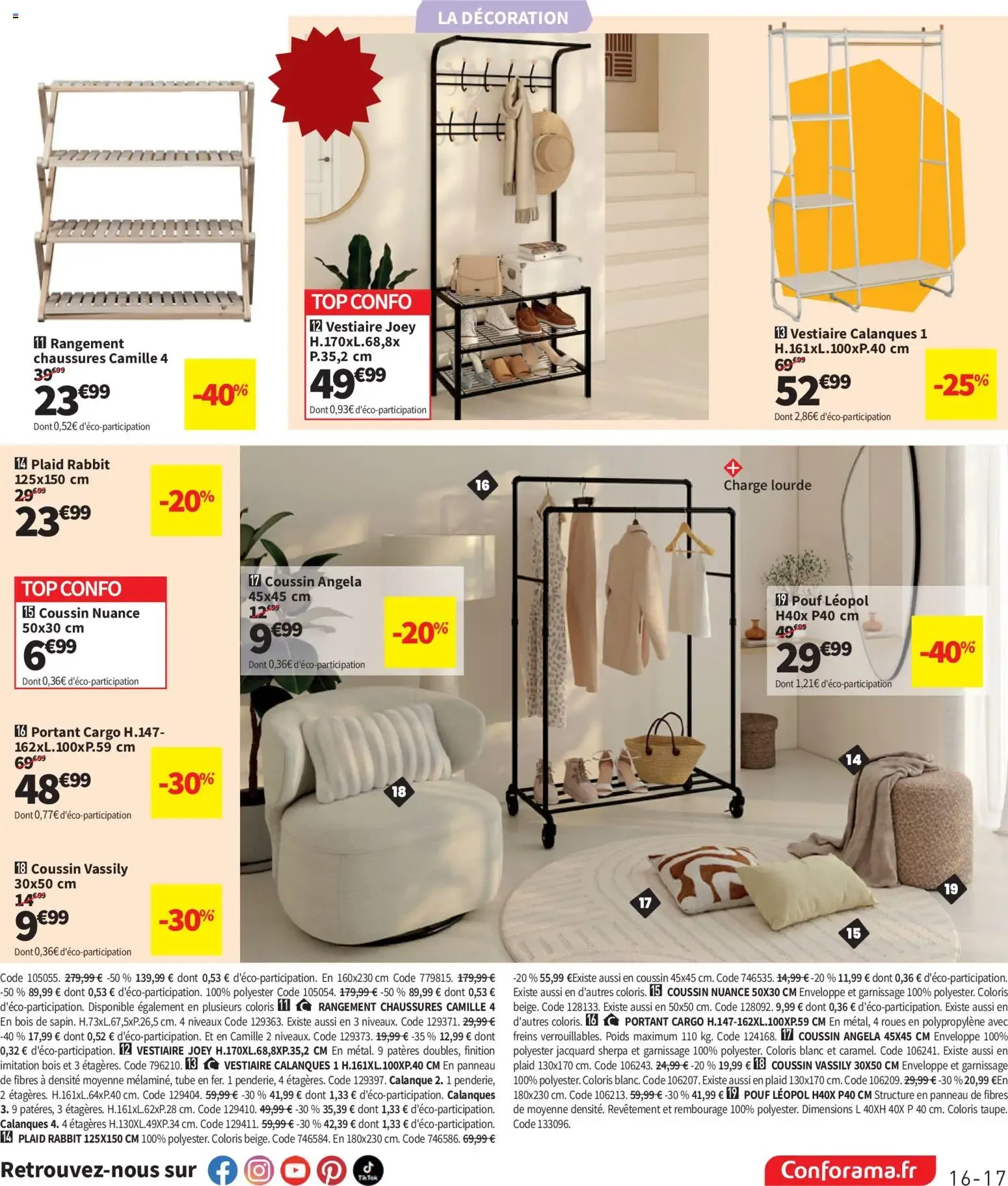 PROMORAMA TENDANCE, DU SALON À LA CUISINE du 29 septembre au 26 octobre 2026 - Catalogue page 17