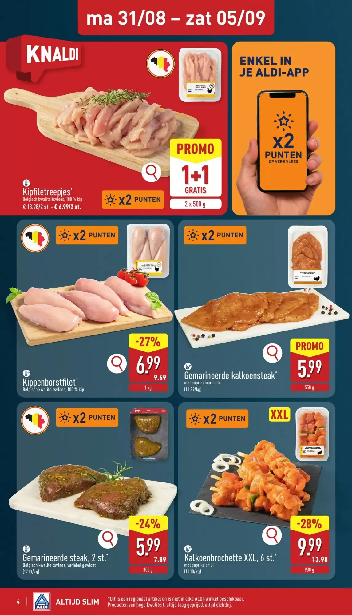 ALDI Folder van 31/08 t.e.m. 05/09 van 31 augustus tot 5 september 2026 - folder pagina 4