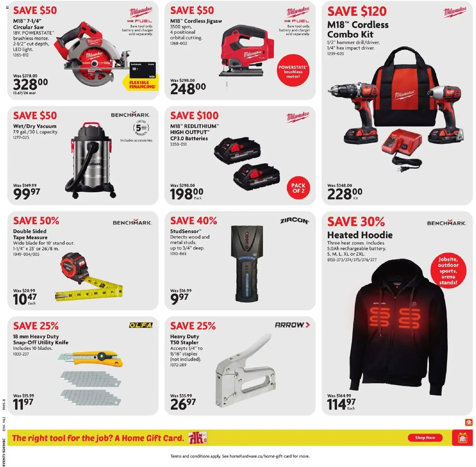 Home Hardware weekly flyer / circulaire from Oct 8, 2026 > weekly specials & deals from October 8 to October 21 2026 - flyer page 13