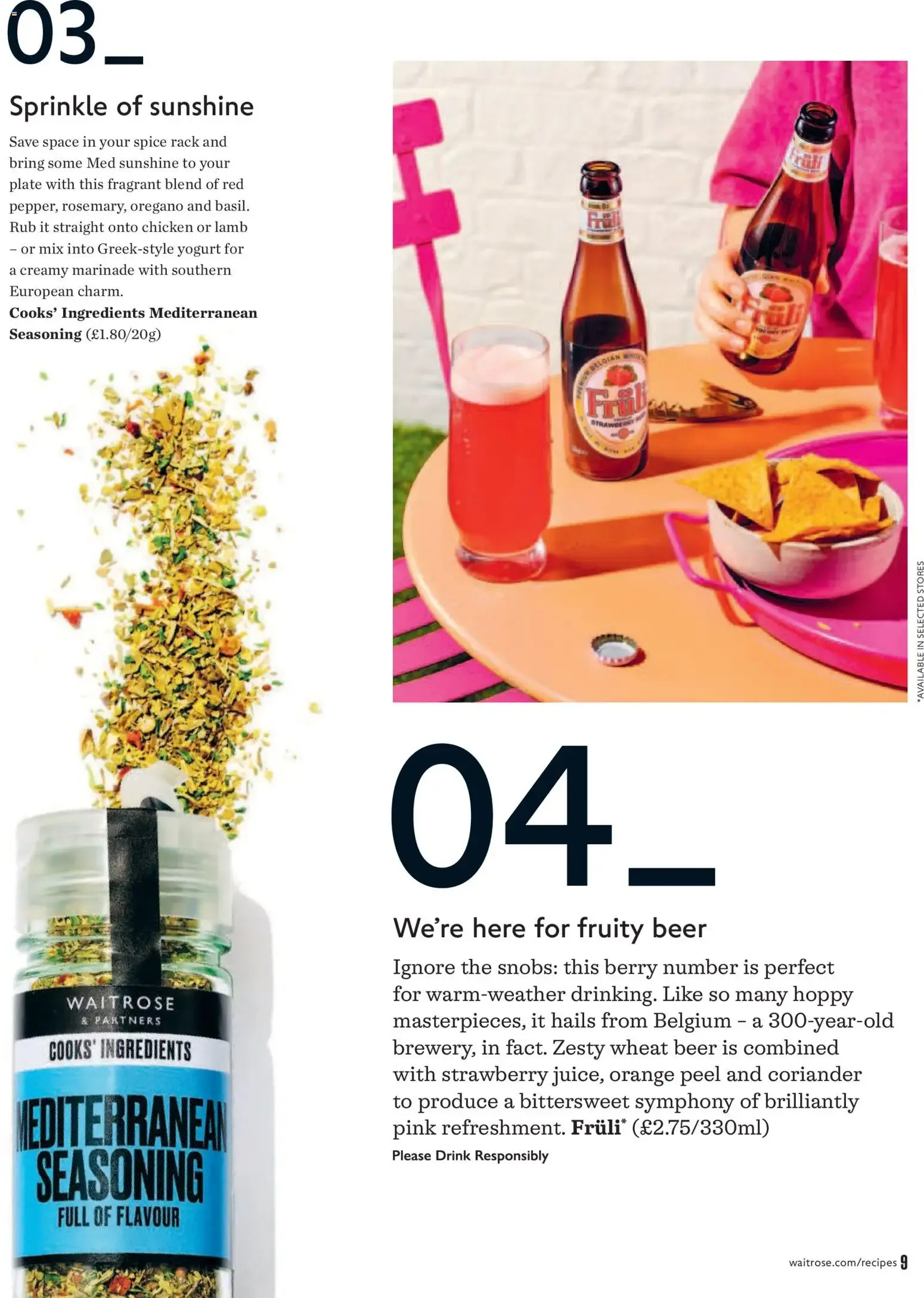 Waitrose & Partners FOOD from 1 July to 31 August 2026 - Catalogue Page 9