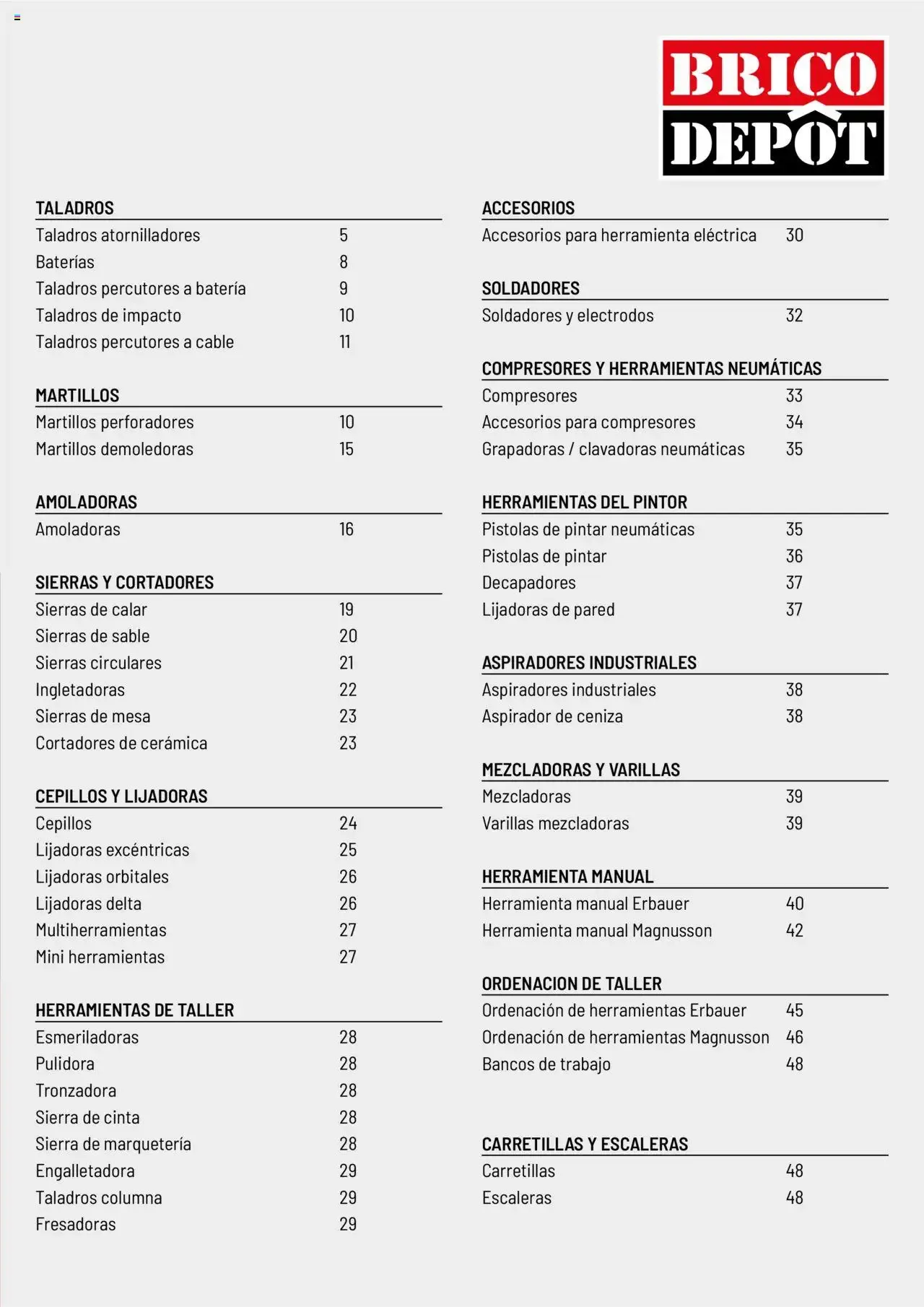 Catálogo de BRICO DEPOT CATÁLOGO HERRAMIENTAS 2025 1 de abril al 31 de diciembre 2026 - Página 3