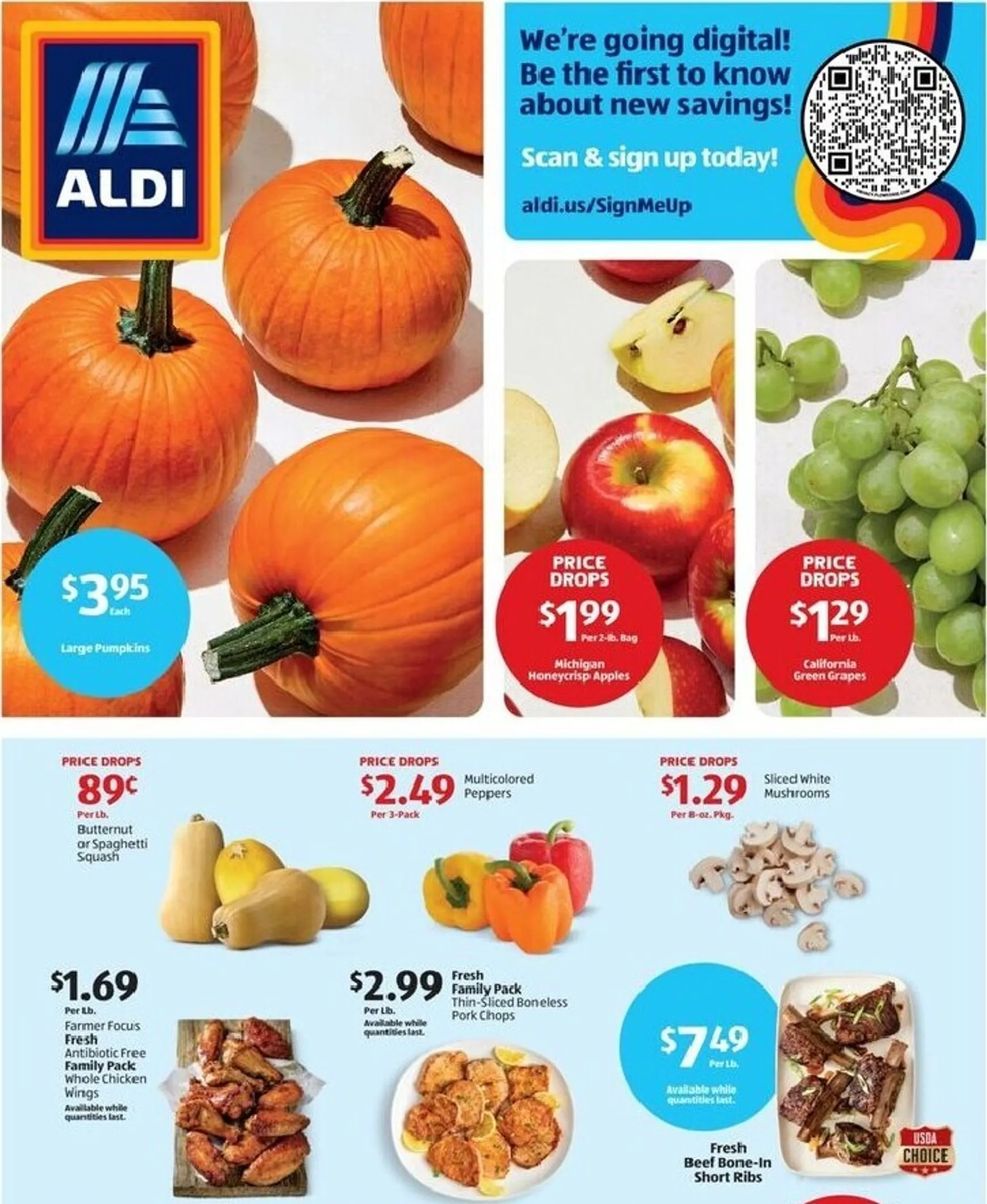 Current ALDI leaflet valid from Wednesday 09/30/2026 to Tuesday 10/06/2026