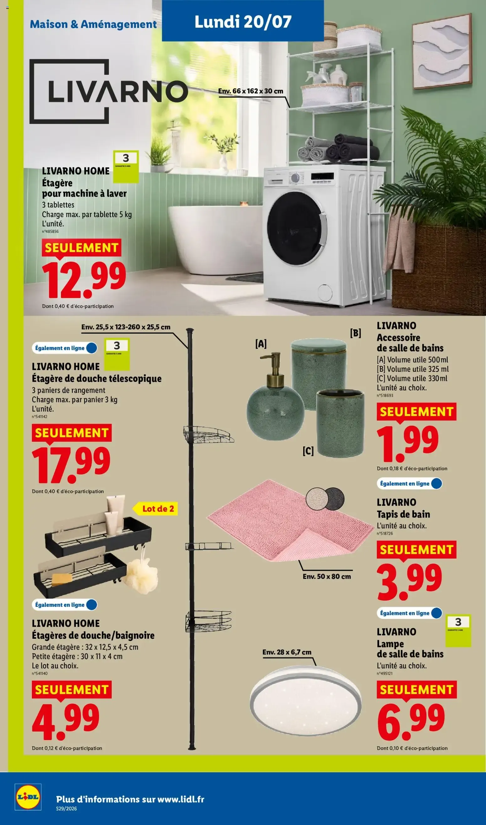 Lidl - L'Été Imbattable du 16 juillet au 22 juillet 2026 - Catalogue page 52