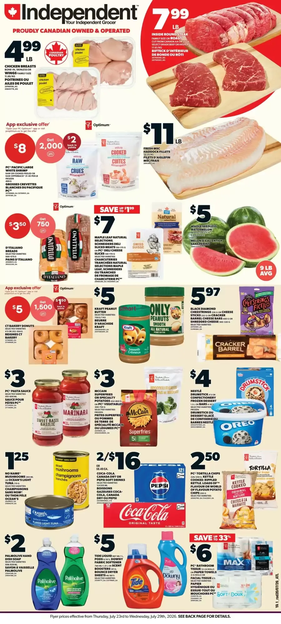 Independent Grocer flyer week 30 from July 23 to July 29 2026 - flyer page 1