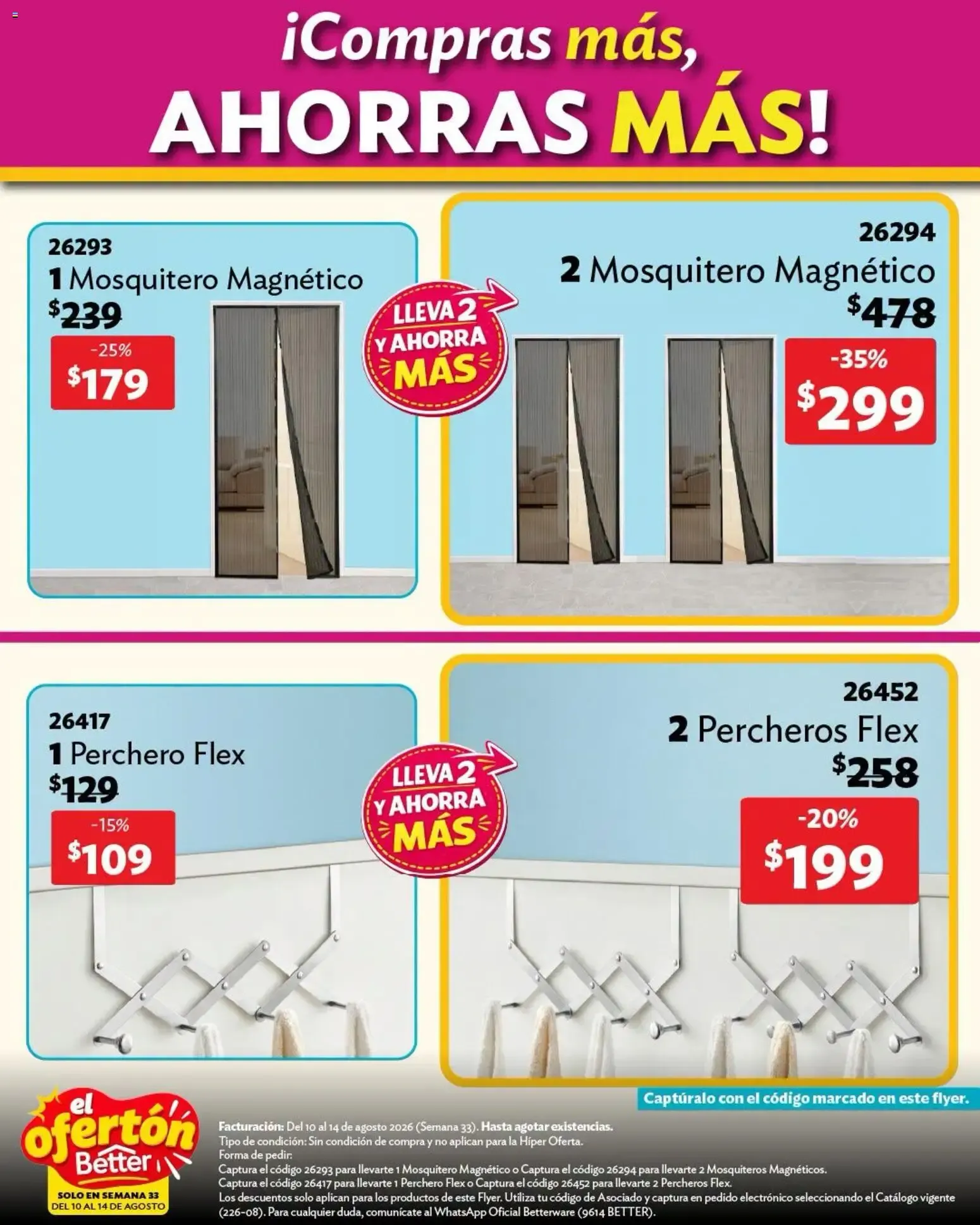 Catálogo de El Ofertón Betterware de Agosto 10 de agosto al 14 de agosto 2026 - Pagina 8