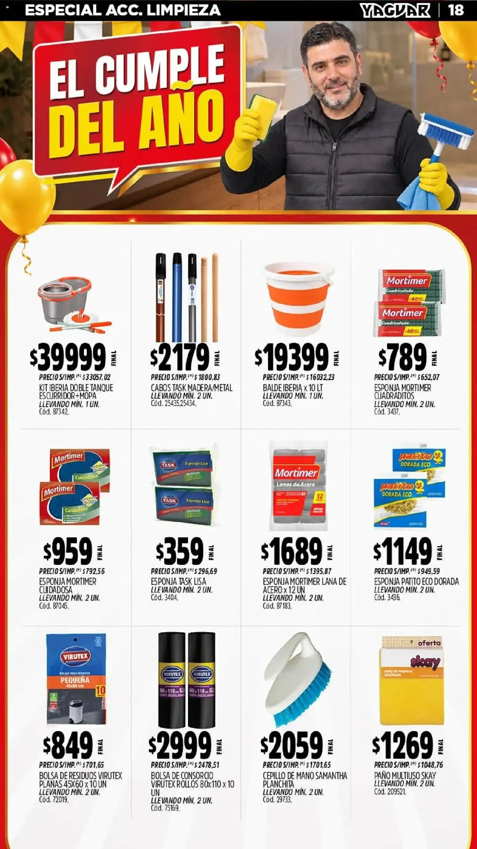 Ofertas de El Cumple del Año Mayorista Yaguar 5 de octubre al 11 de octubre 2026 - Página 16 del catálogo