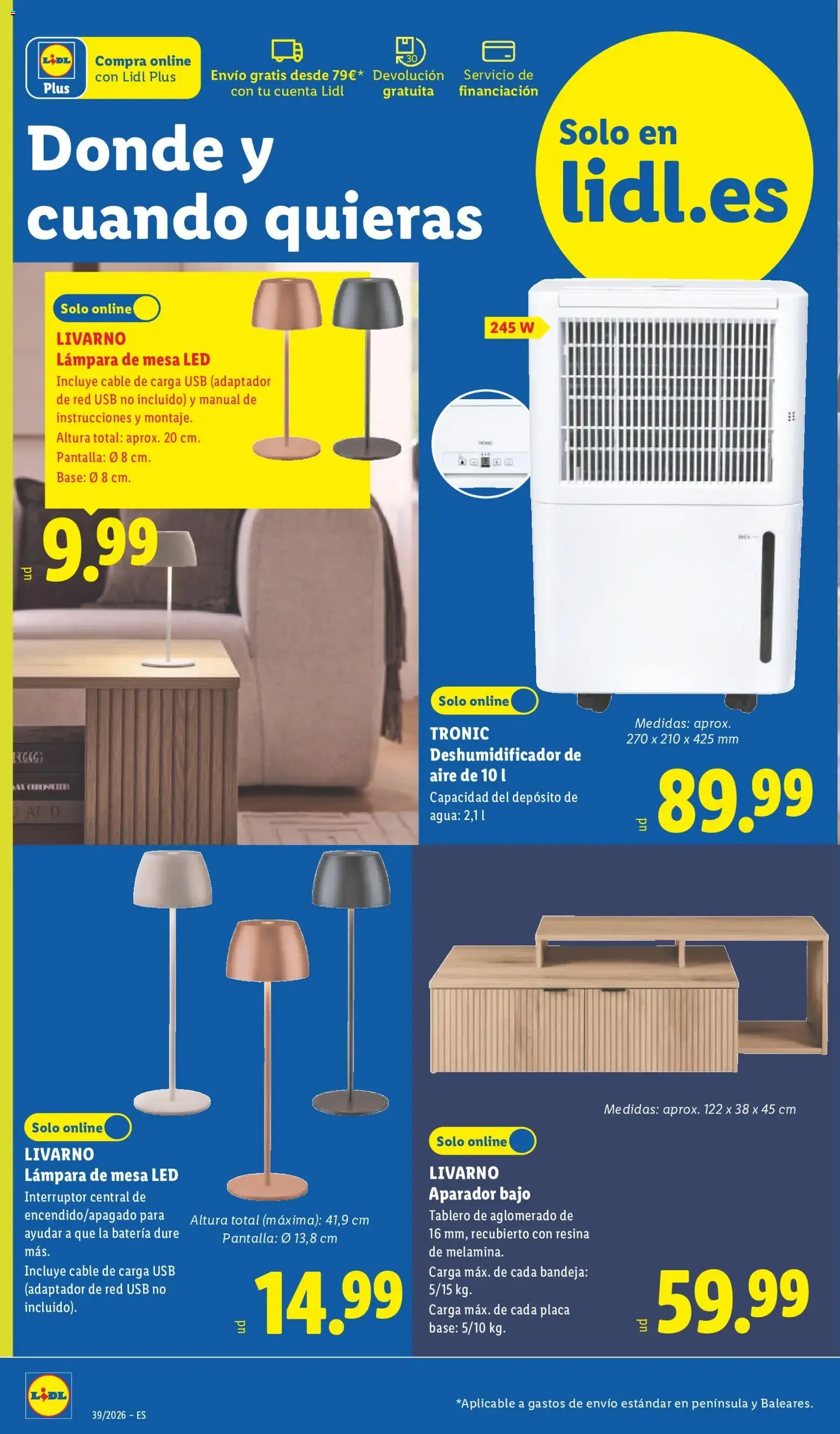 Catálogo de Lidl folleto de bazar del 21/09/2026 | Ofertas 21 de septiembre al 27 de septiembre 2026 - Página 4