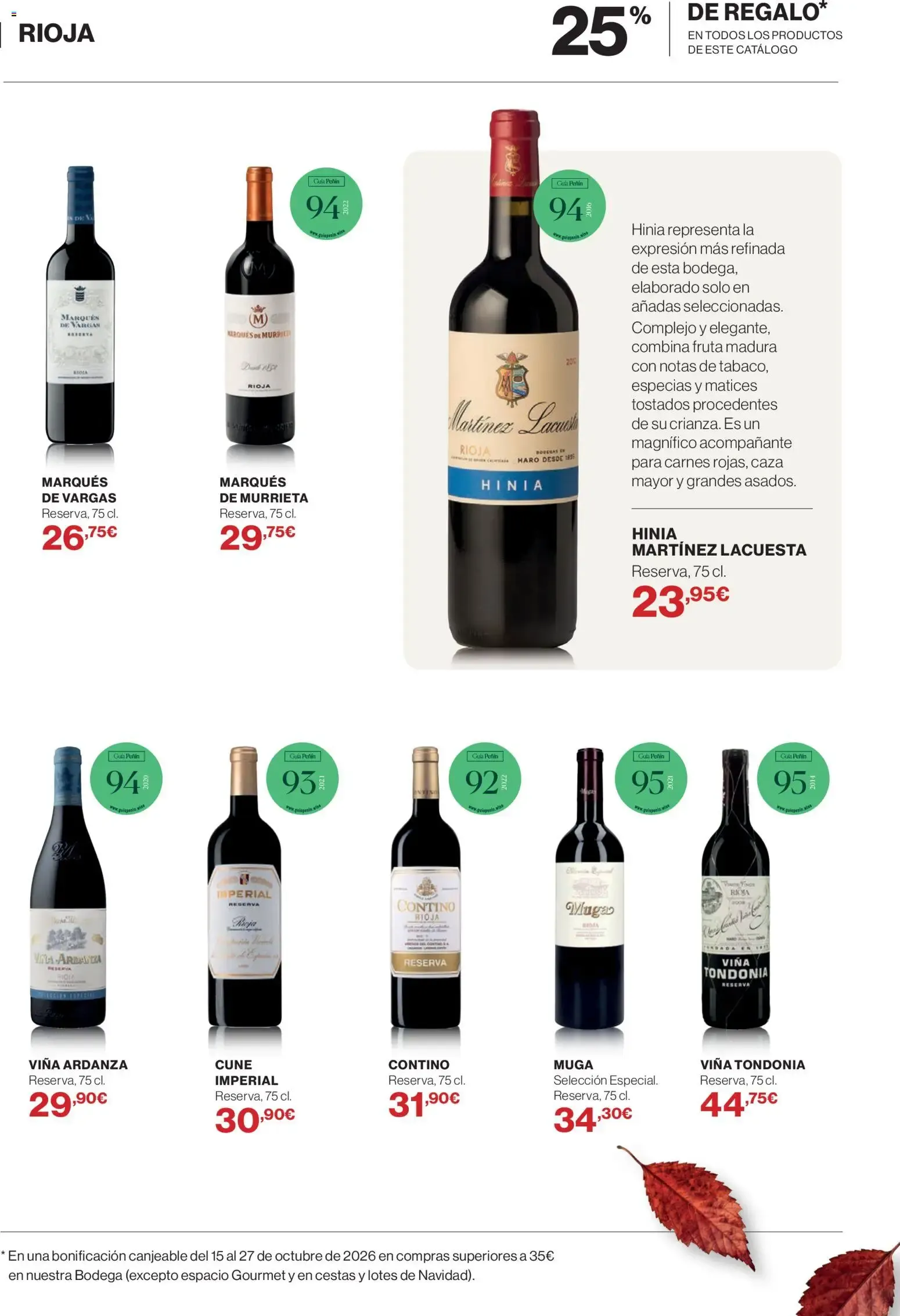 Catálogo de El Corte Inglés Bodega 01/10/2026 │Catálogo 1 de octubre al 14 de octubre 2026 - Página 9
