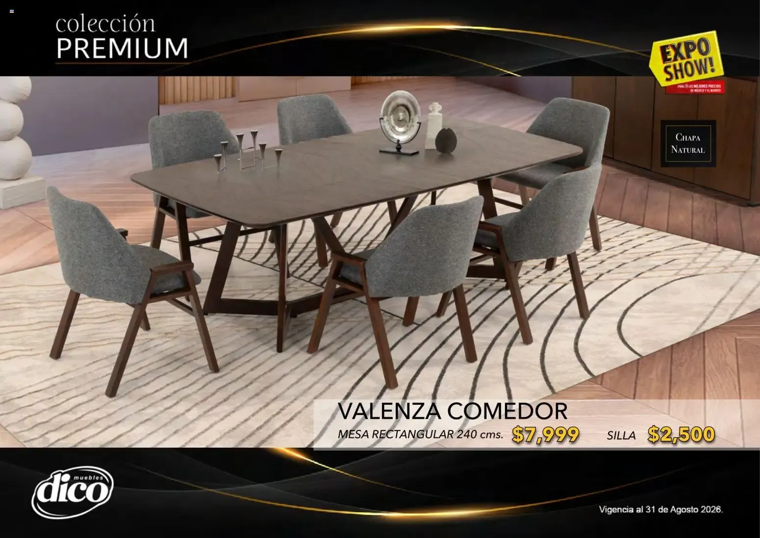 Catálogo de Muebles Dico Catálogo: Colección Premium y Expo Show! 1 de agosto al 31 de agosto 2026 - Pagina 38