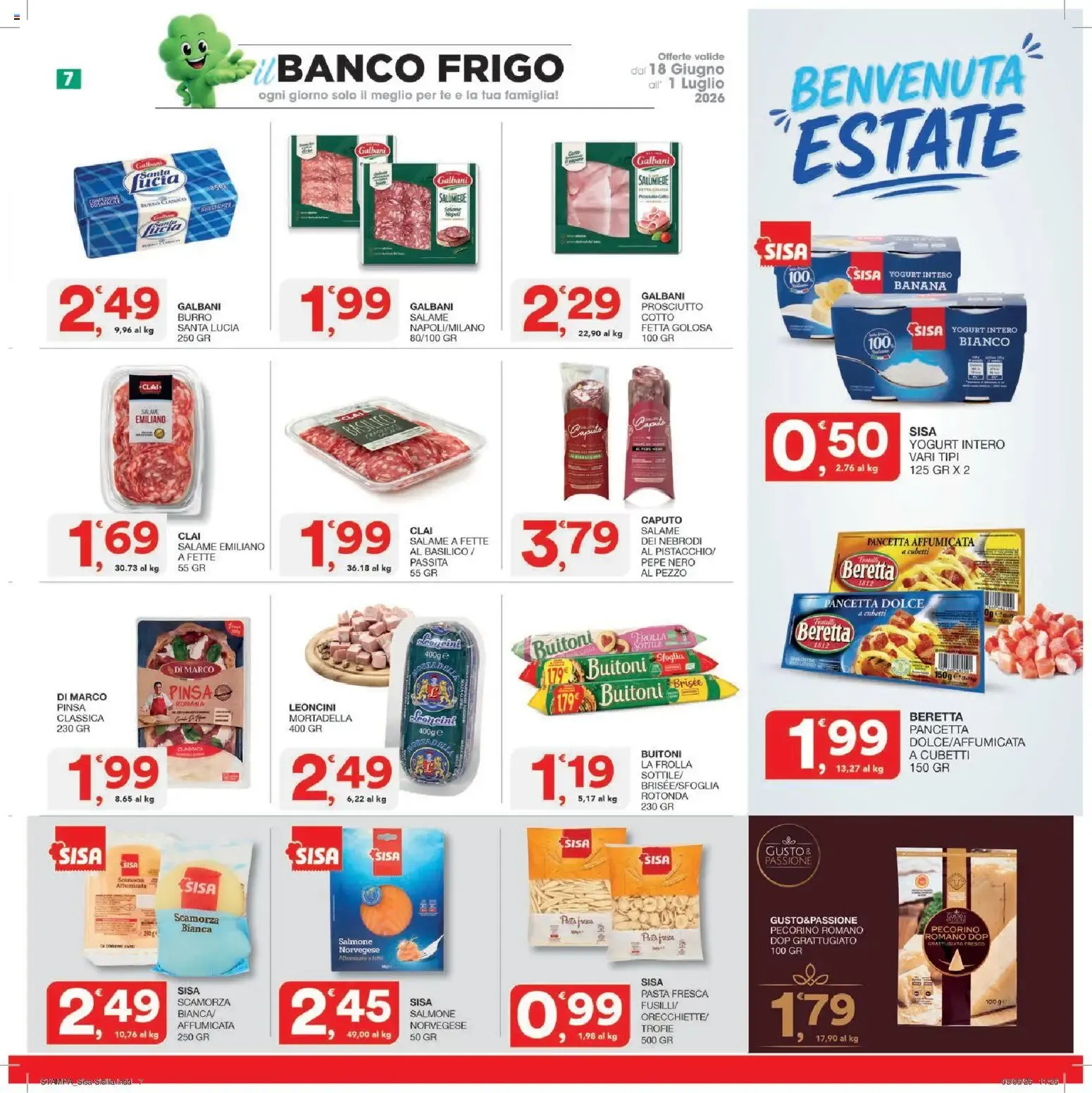 SISA - Offerte valide dal 18 Giugno all' 1 Luglio 2026 da 18 giugno a 1 luglio di 2026 - Pagina del volantino 7
