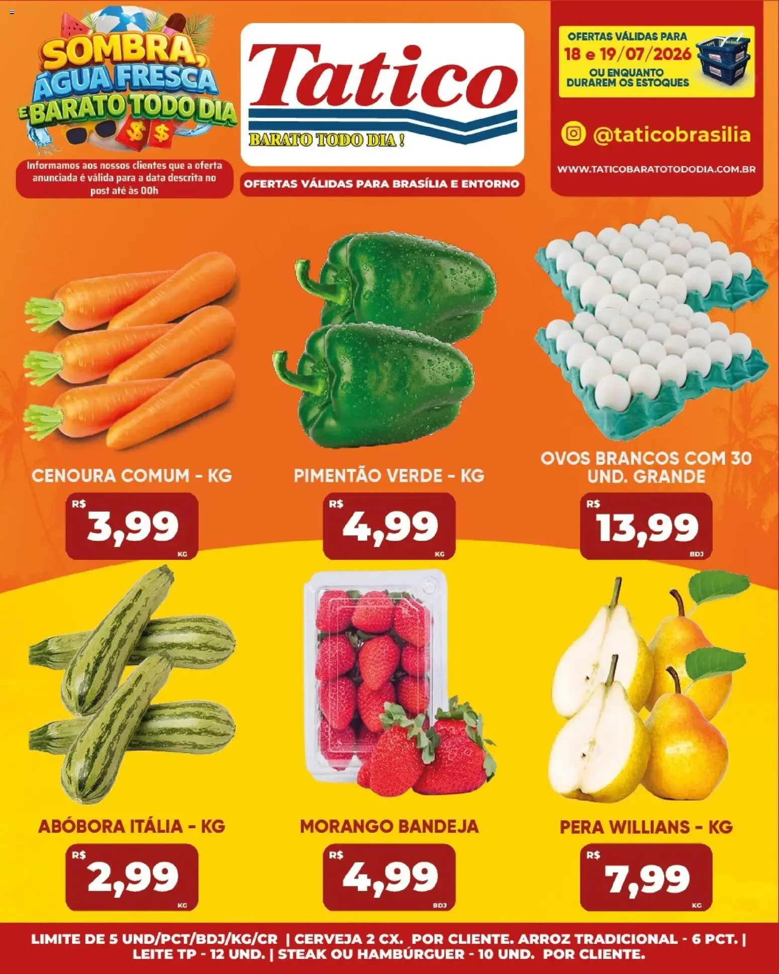 Encarte de Tatico ofertas Fim de Semana de 18/07/2026 | Promoções Online 18 de julho até 19 de julho 2026 - Pagina 18