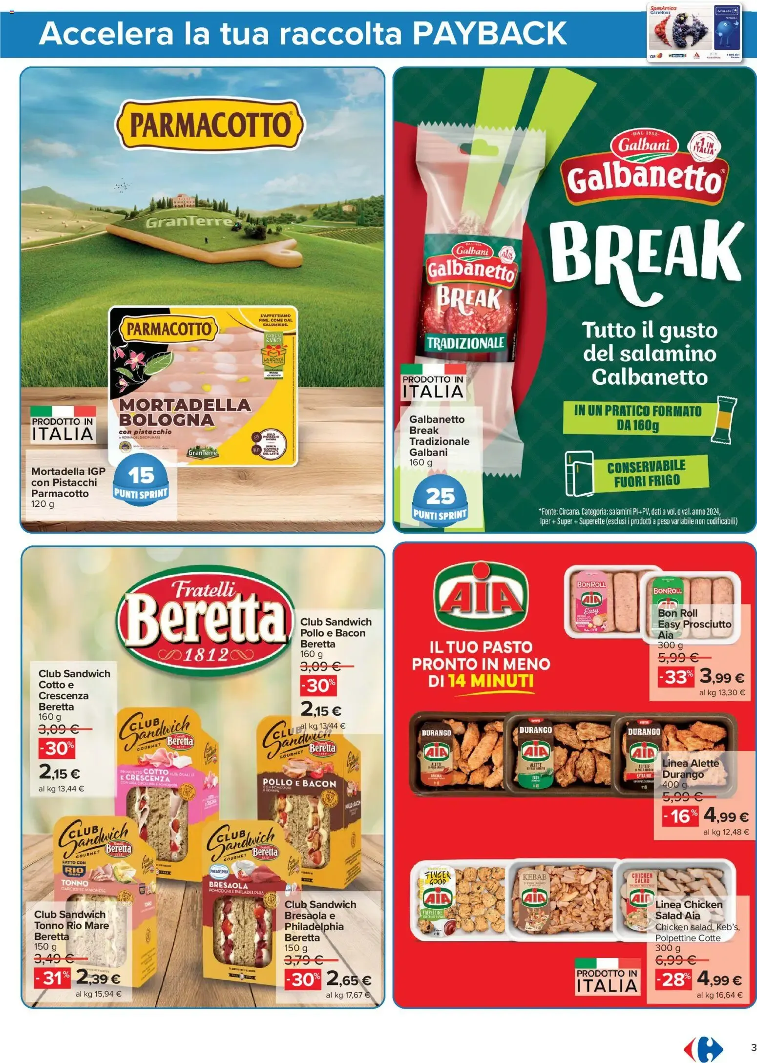 Nuovo Carrefour volantino Iper - Punti Sprint Payback dal 16/06/2026 > offerte anteprima 🛍️ da 16 giugno a 29 giugno di 2026 - Pagina del volantino 3