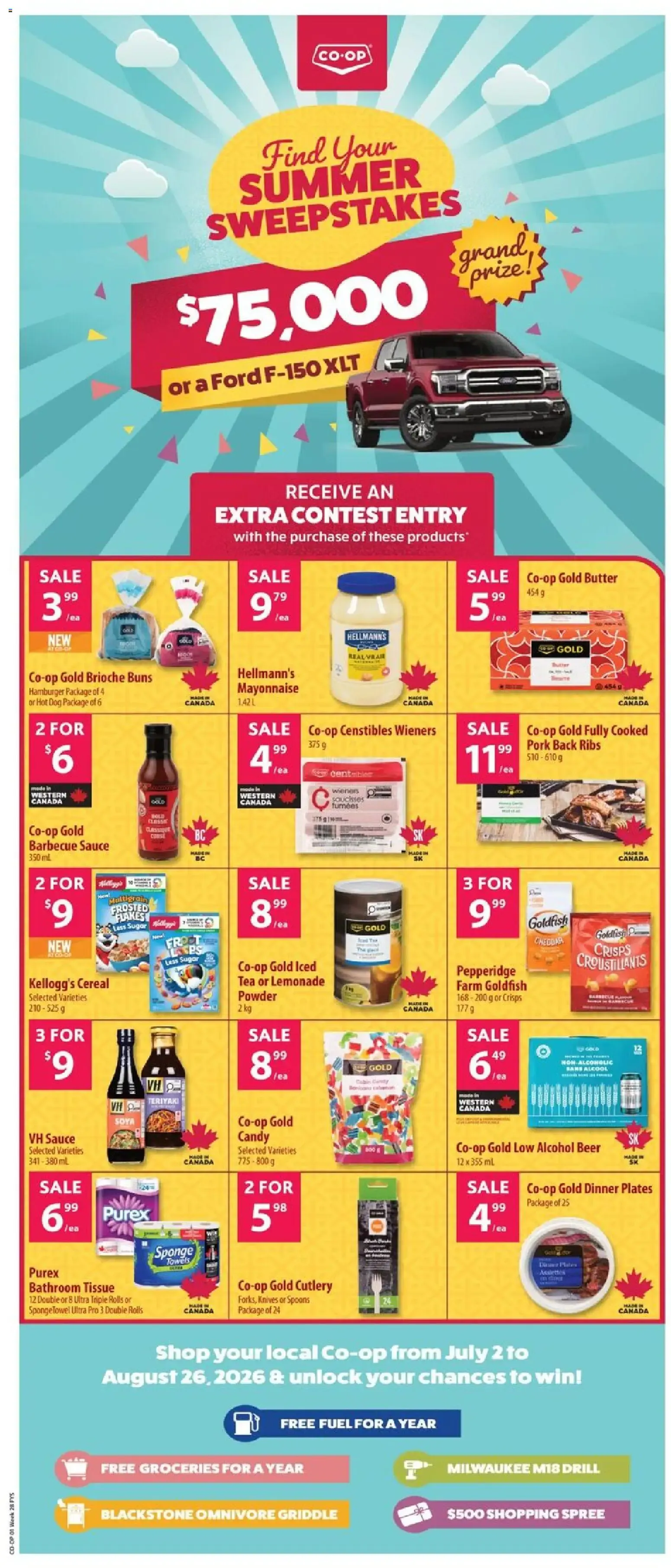 Co-op Food weekly flyer / circulaire from Jul 9, 2025 > weekly specials & deals from July 9 to July 15 2025 - flyer page 15