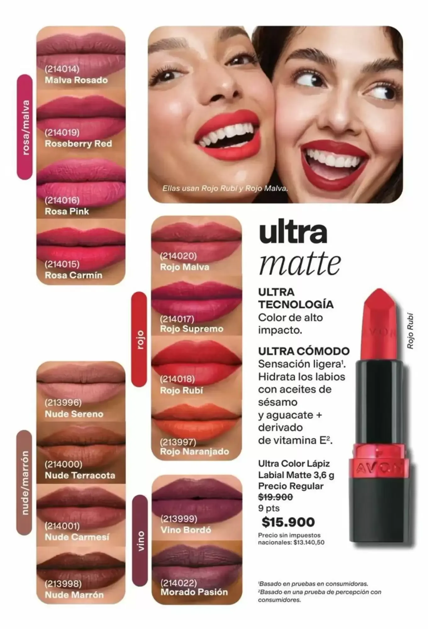 Ofertas de Tu primer sérum labial Avon con péptidos 12 de octubre al 27 de octubre 2026 - Página 27 del catálogo