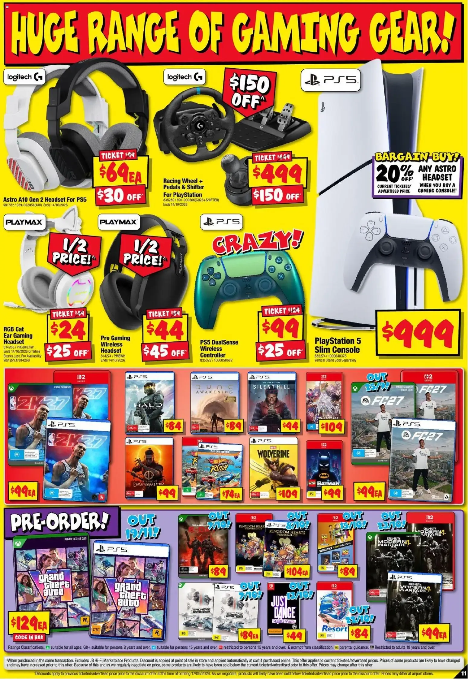 JB HI-FI FOOTY FINALS FRENZY! - Catalogue valid from 24 September to 7 October 2026 - page 11